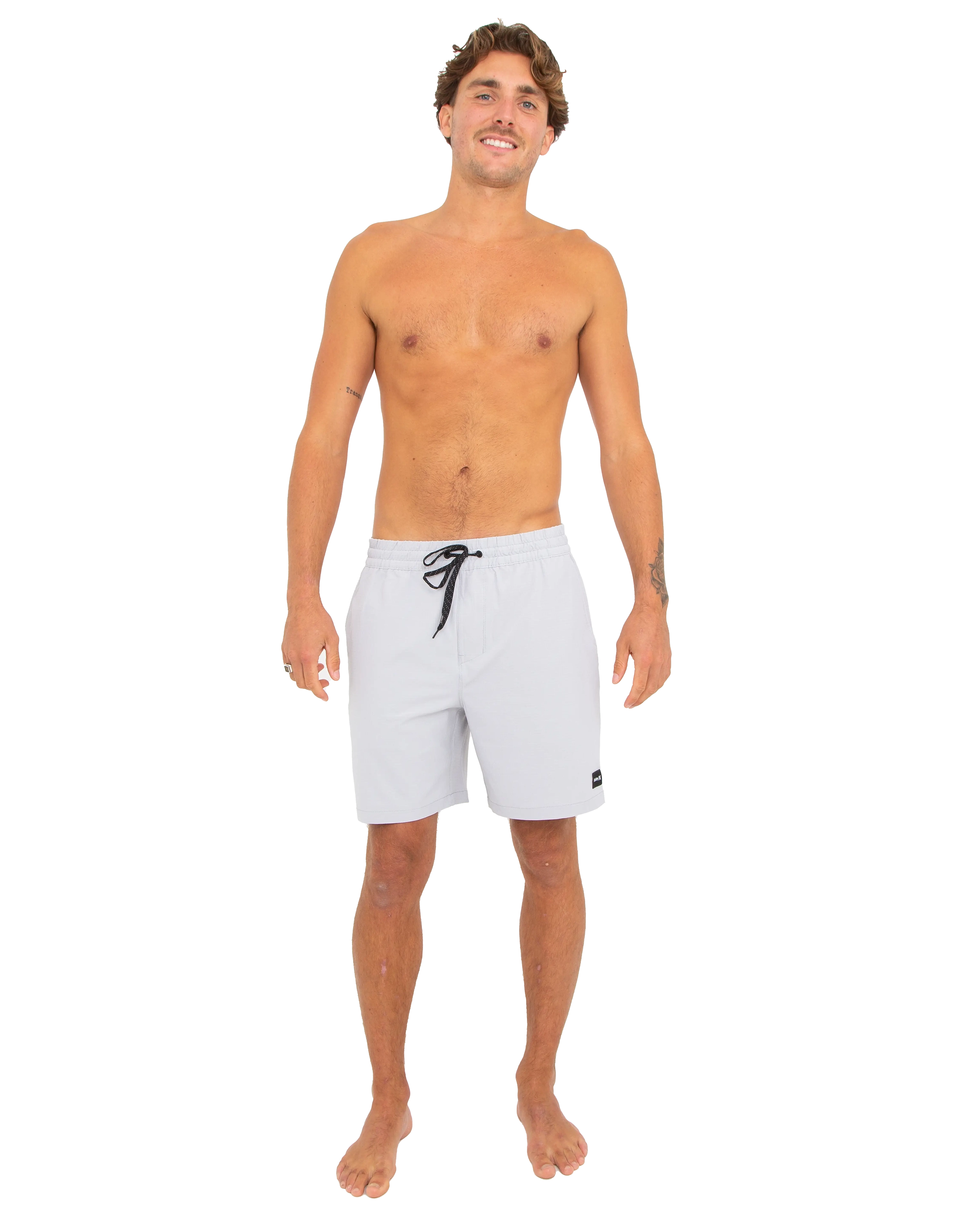 Phantom Zuma Ii Volley Shorts In Stone Grey
