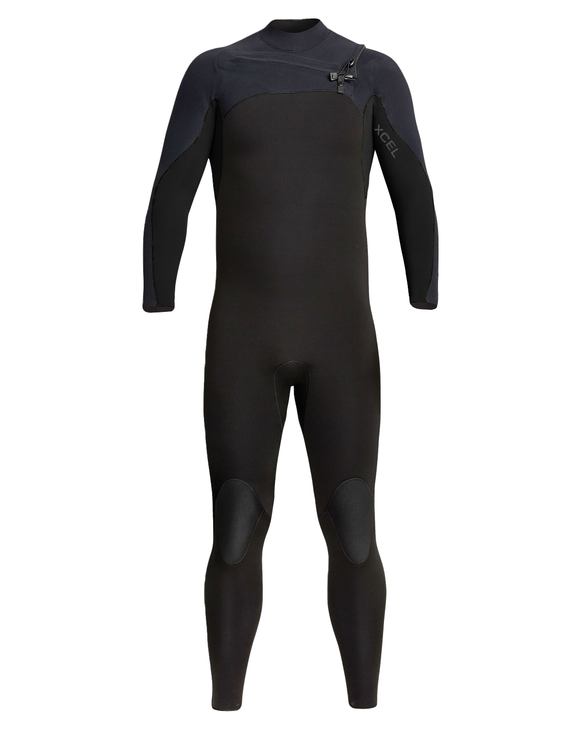 Phoenix 5/4mm Chest Zip Wetsuit In Black