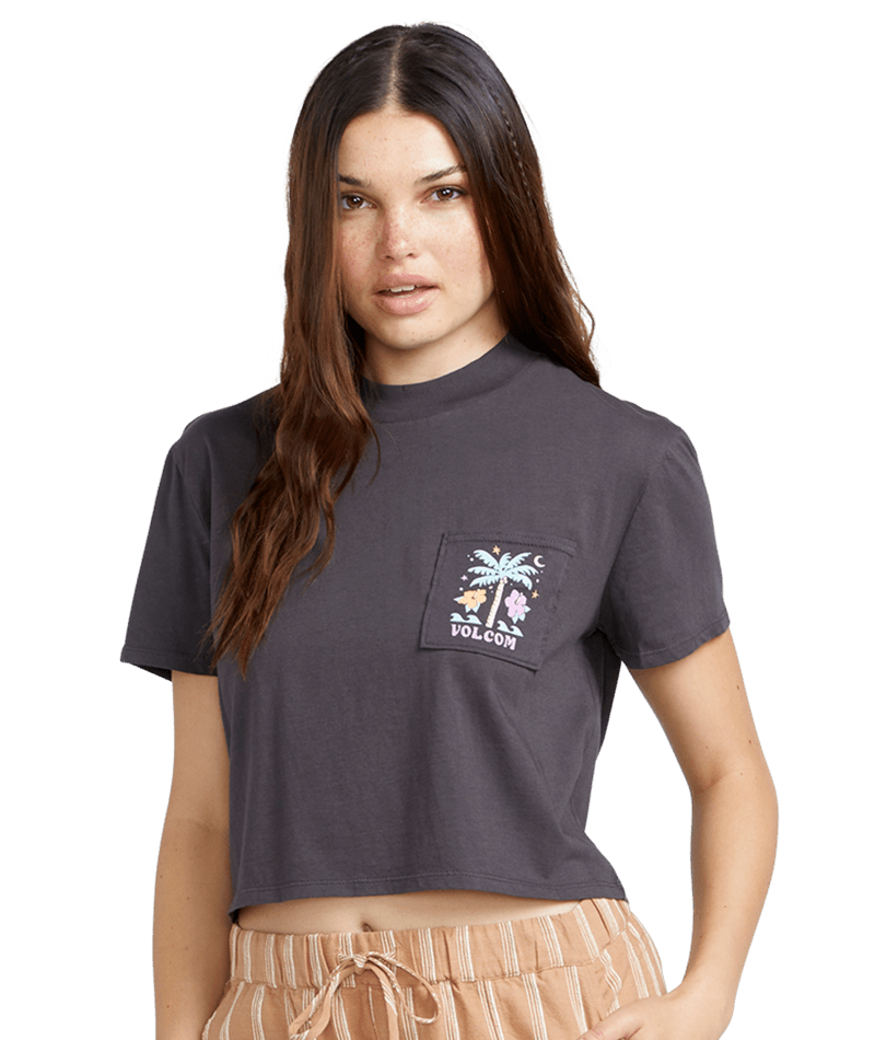 Pocket Dial T-shirt In Vintage Black