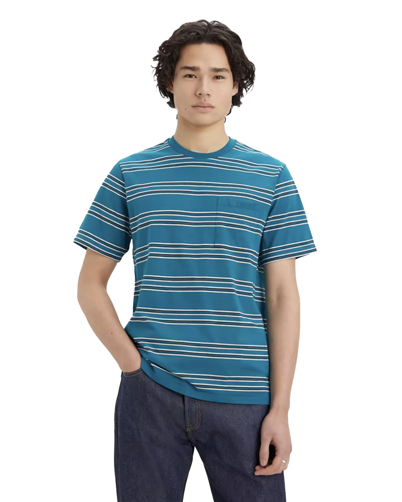 Pocket T-shirt In Ocean Depths