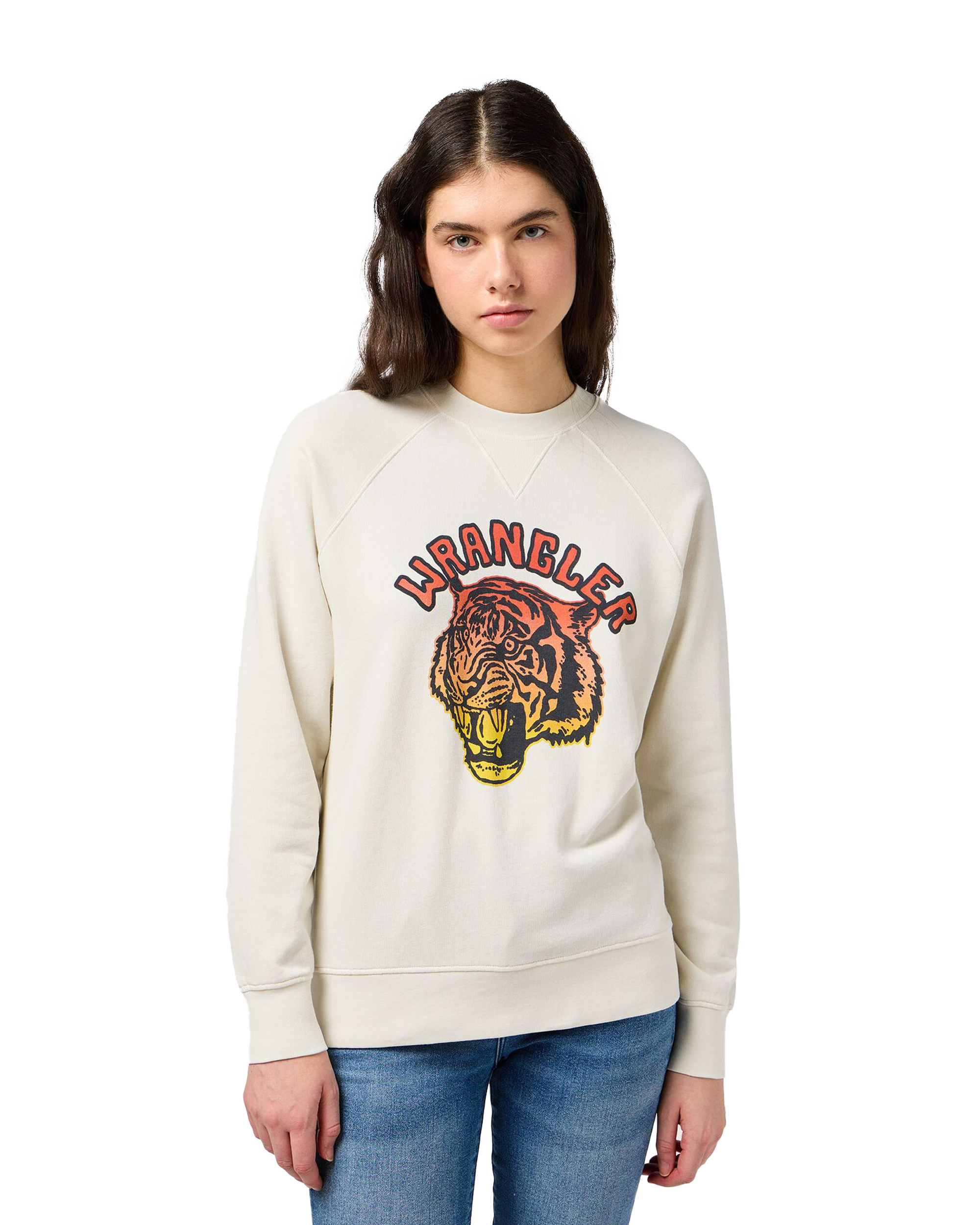 Raglan Sweatshirt In Vintage White