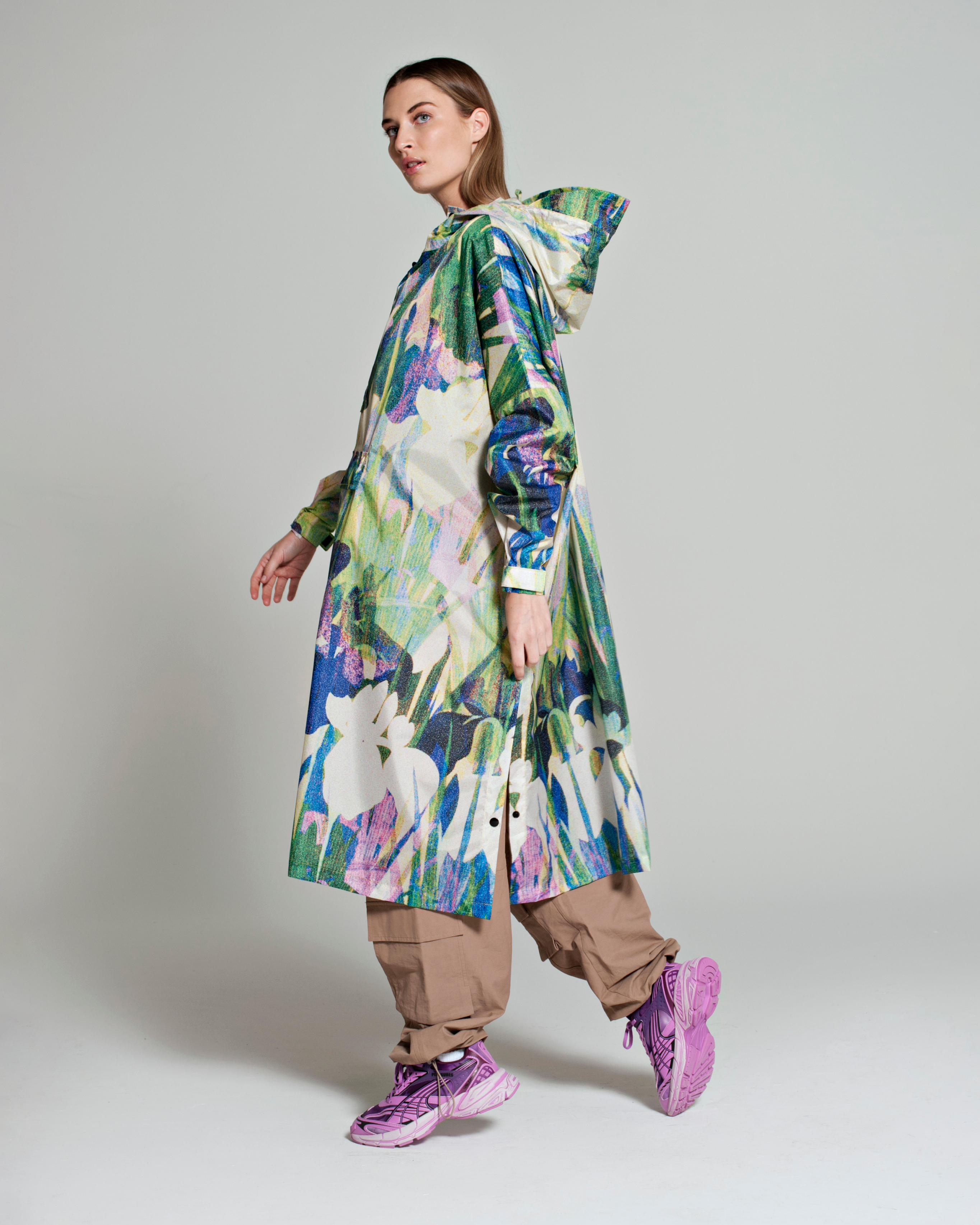 Rain Poncho In Lily