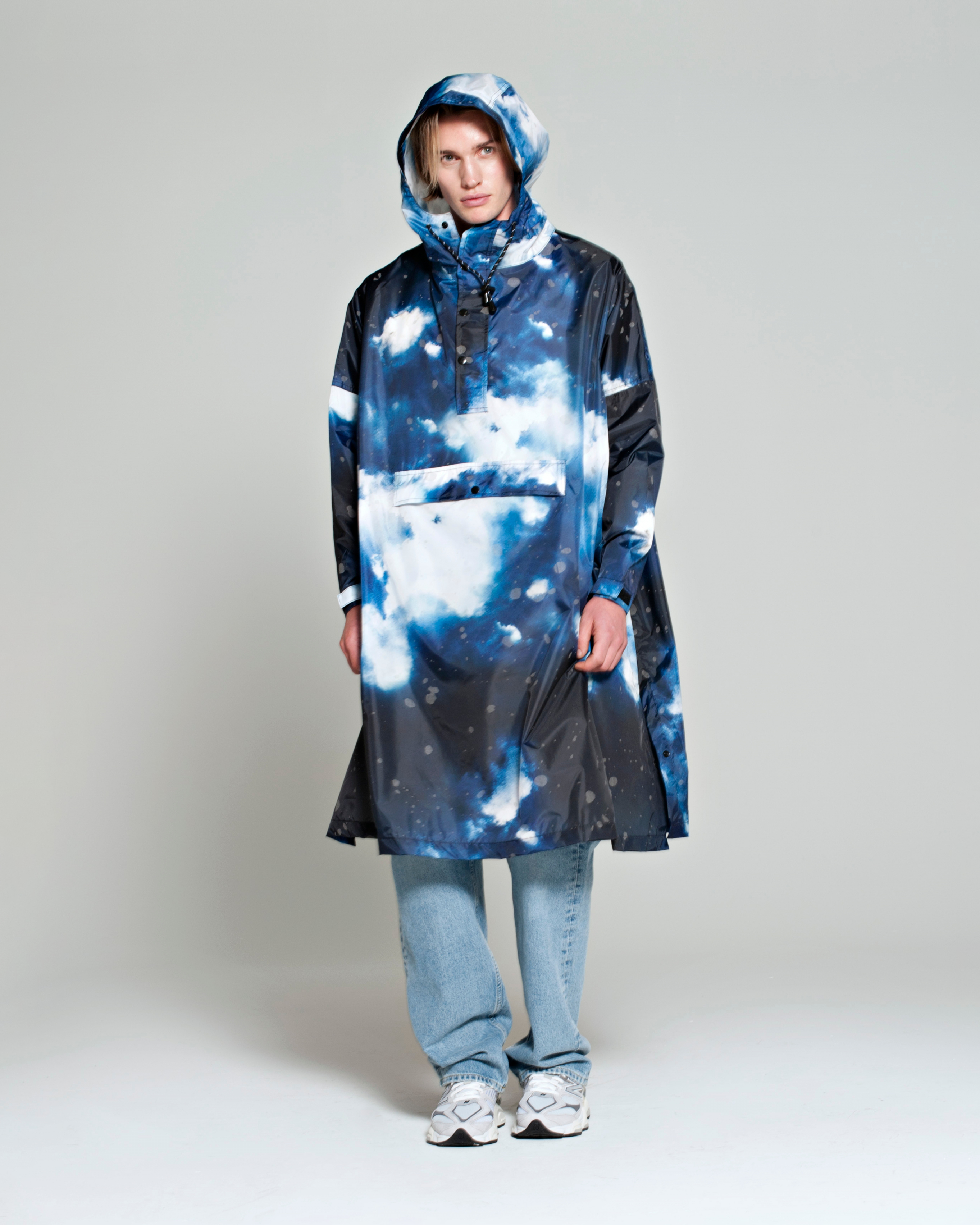 Rain Poncho In Starry Night