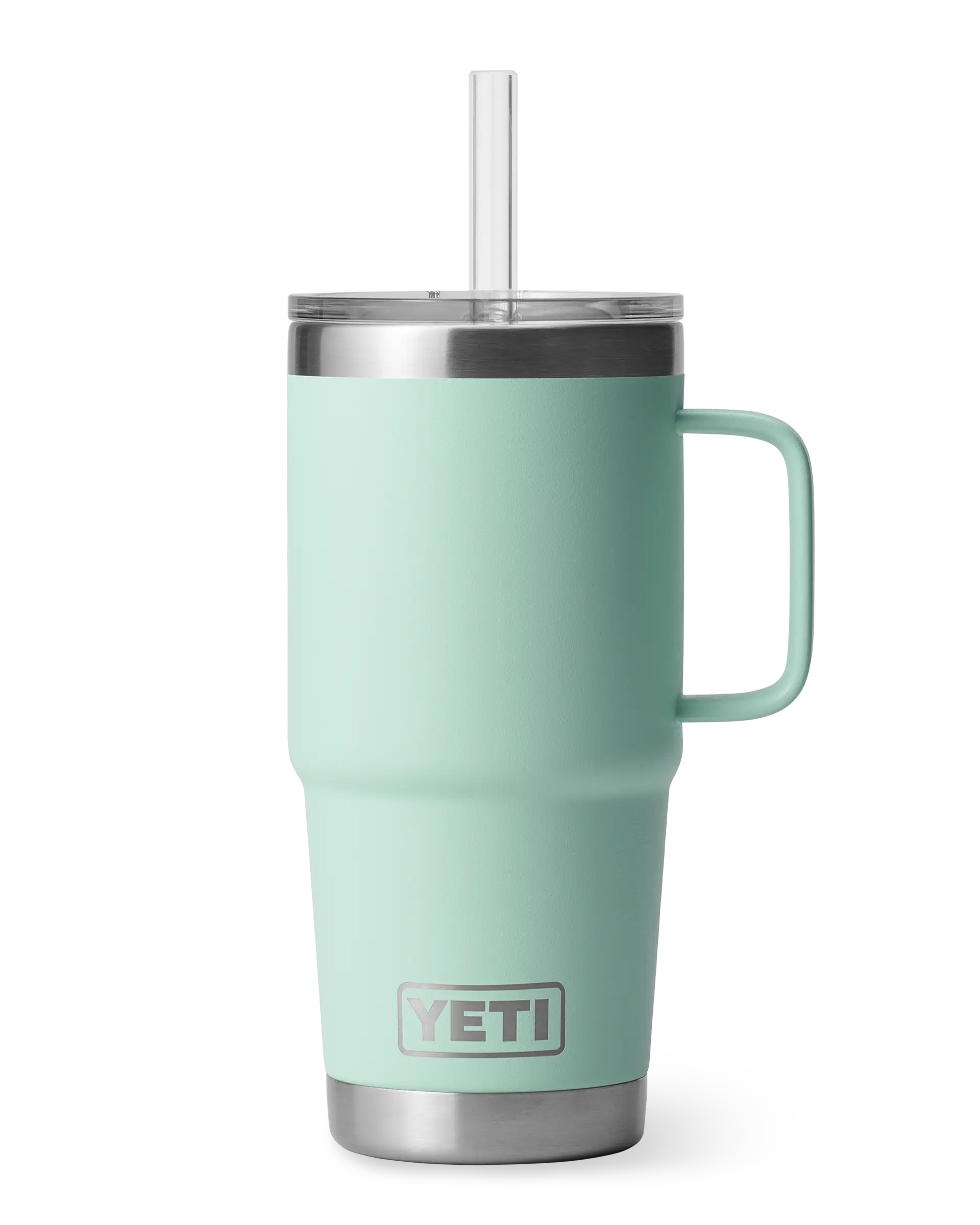Rambler 25oz Straw Mug In Sea Foam