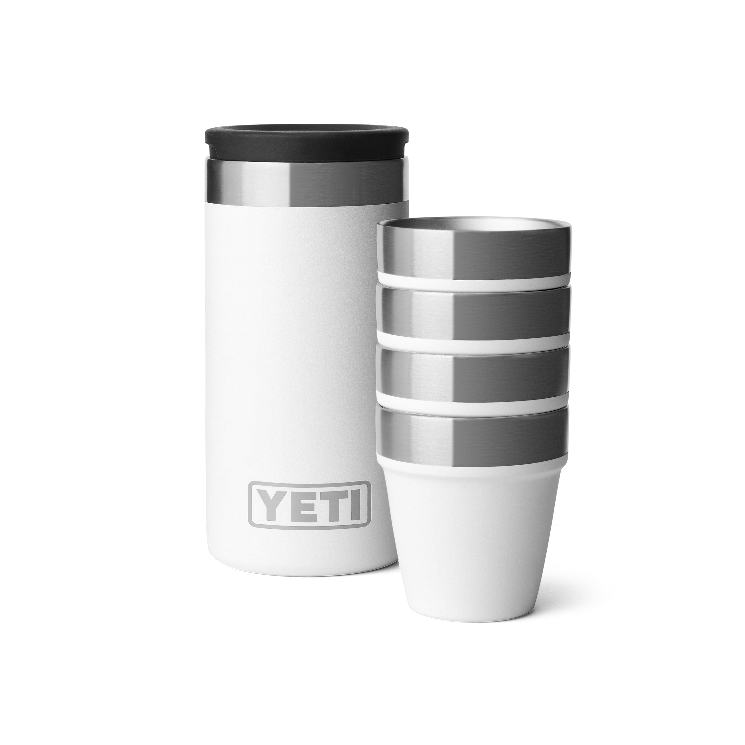 Rambler Shot Glasses In White