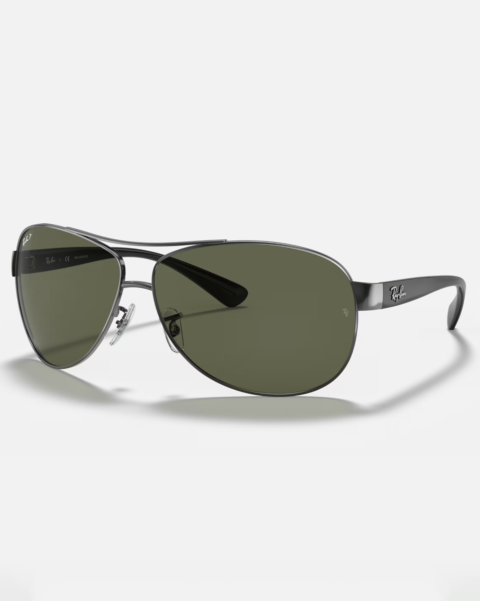 Rb3386 Polarised Sunglasses In GunmetalandBlack