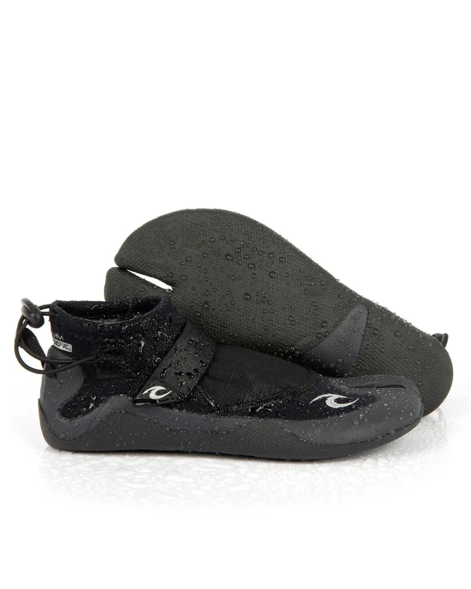 Reefer 1.5mm Split Toe Wetsuit Boots In BlackandCharcoal