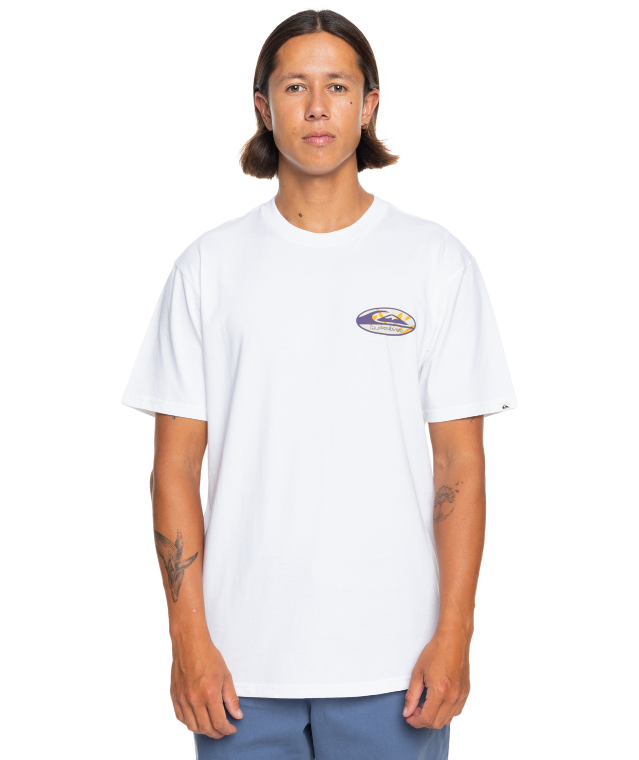 Retro Link T-shirt In White