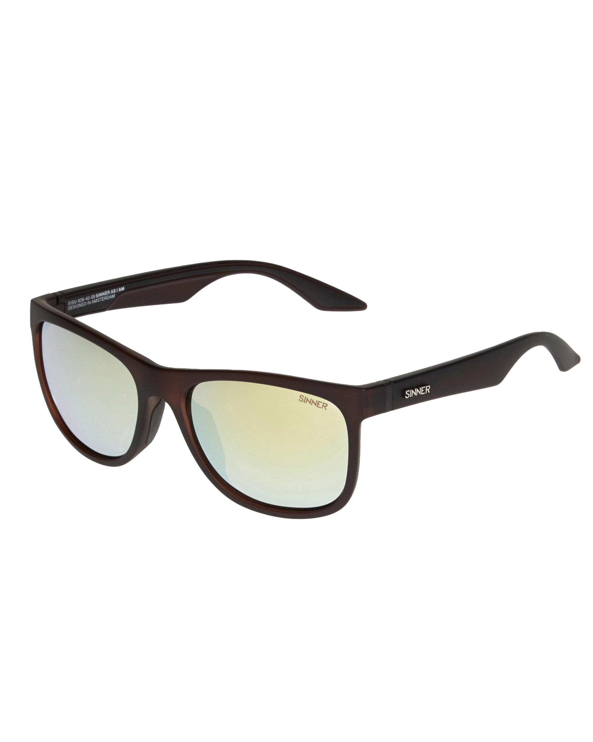 Rockford Sunglasses In Matte BrownandYellow Oil
