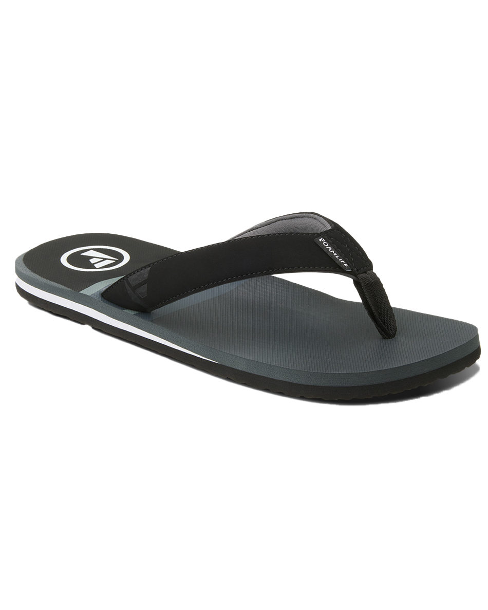 Rullen Sc Flip Flops In Slate Grey