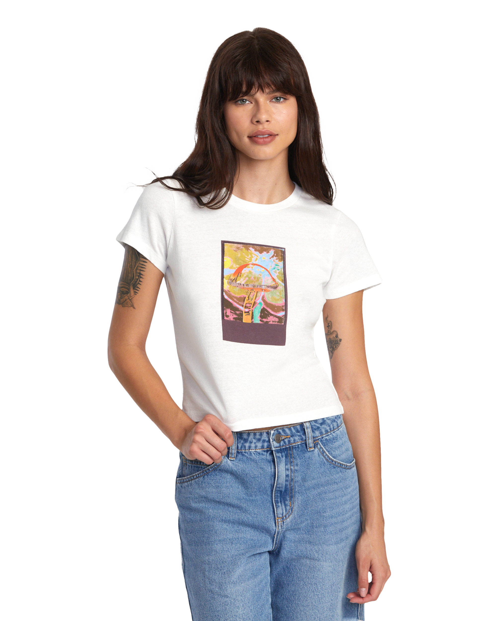 Sage T-shirt In Vintage White