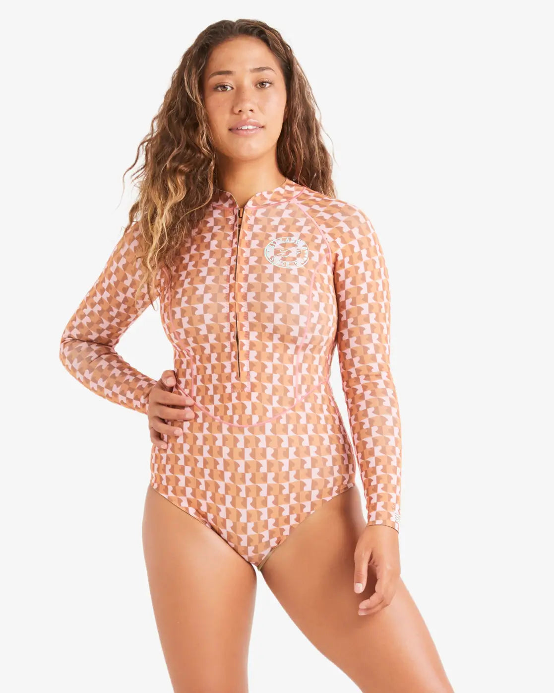 Salty Days Light 1mm Springsuit In Wave Geo