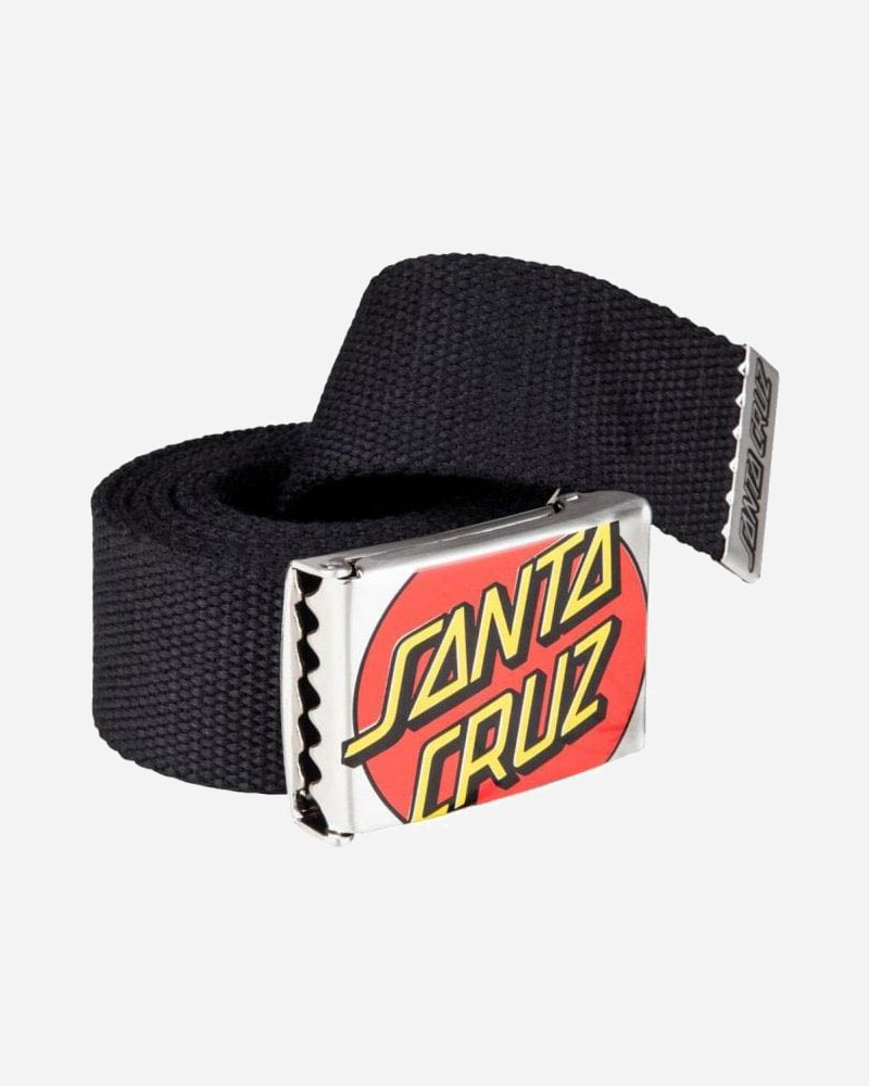 Santa Cruz Dot Youth Belt In Black