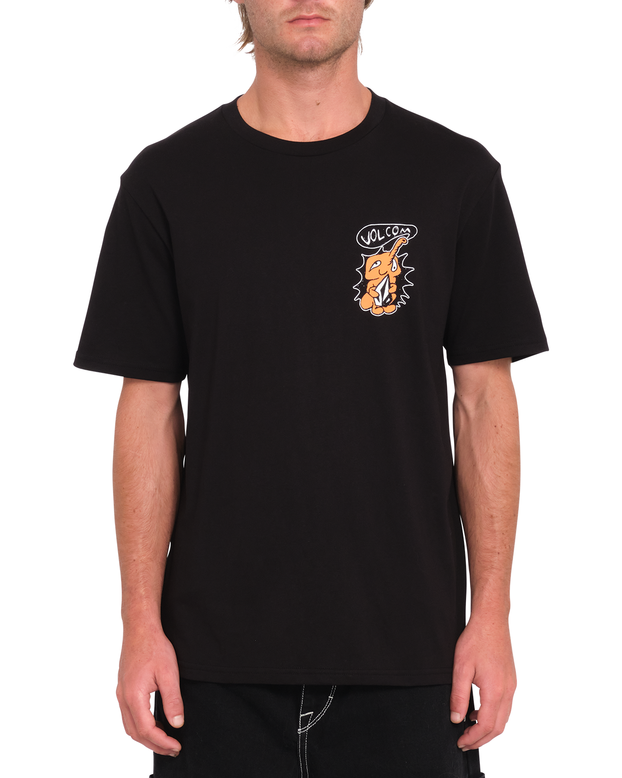 Santi Stoned T-shirt In Black