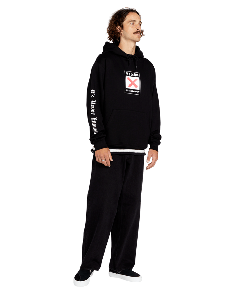 Schroff X Volcom Hoodie In Black