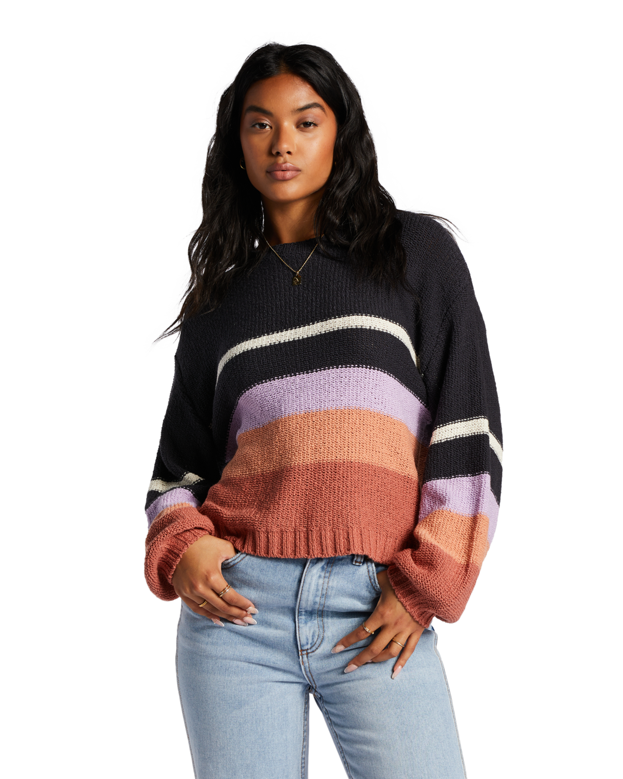 Seeing Double Jumper In Lilac Breeze