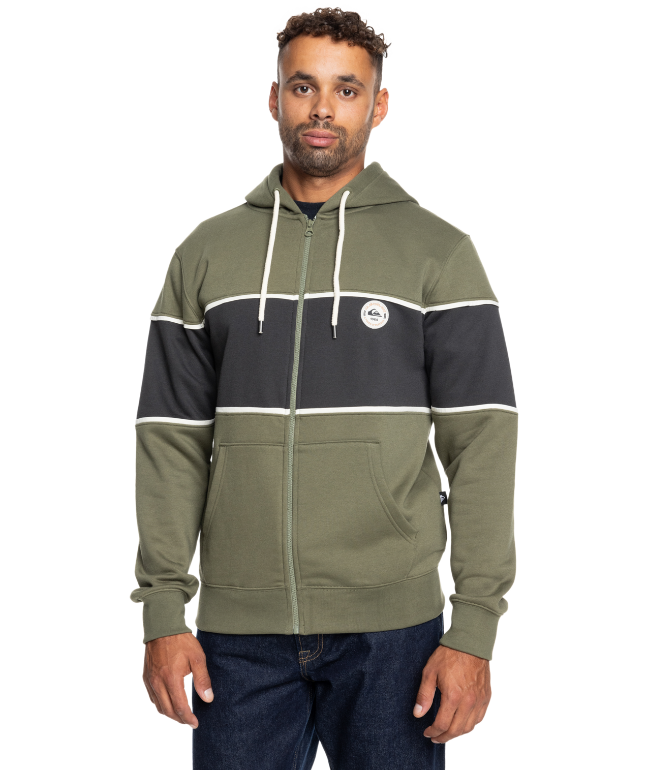 Shady Hills Full Zip Hoodie In Four Leaf Clover