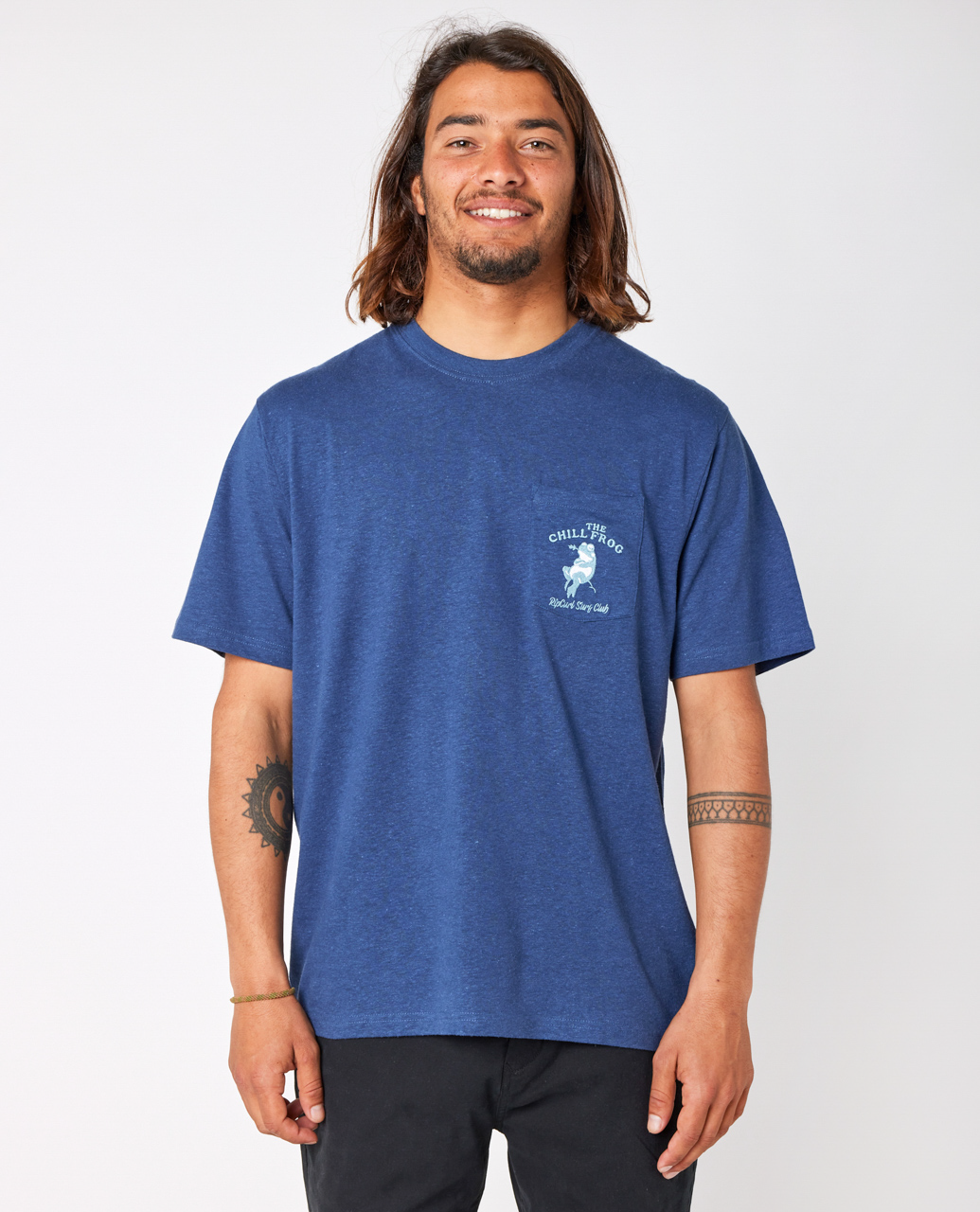Shaper T-shirt In Washed Navy