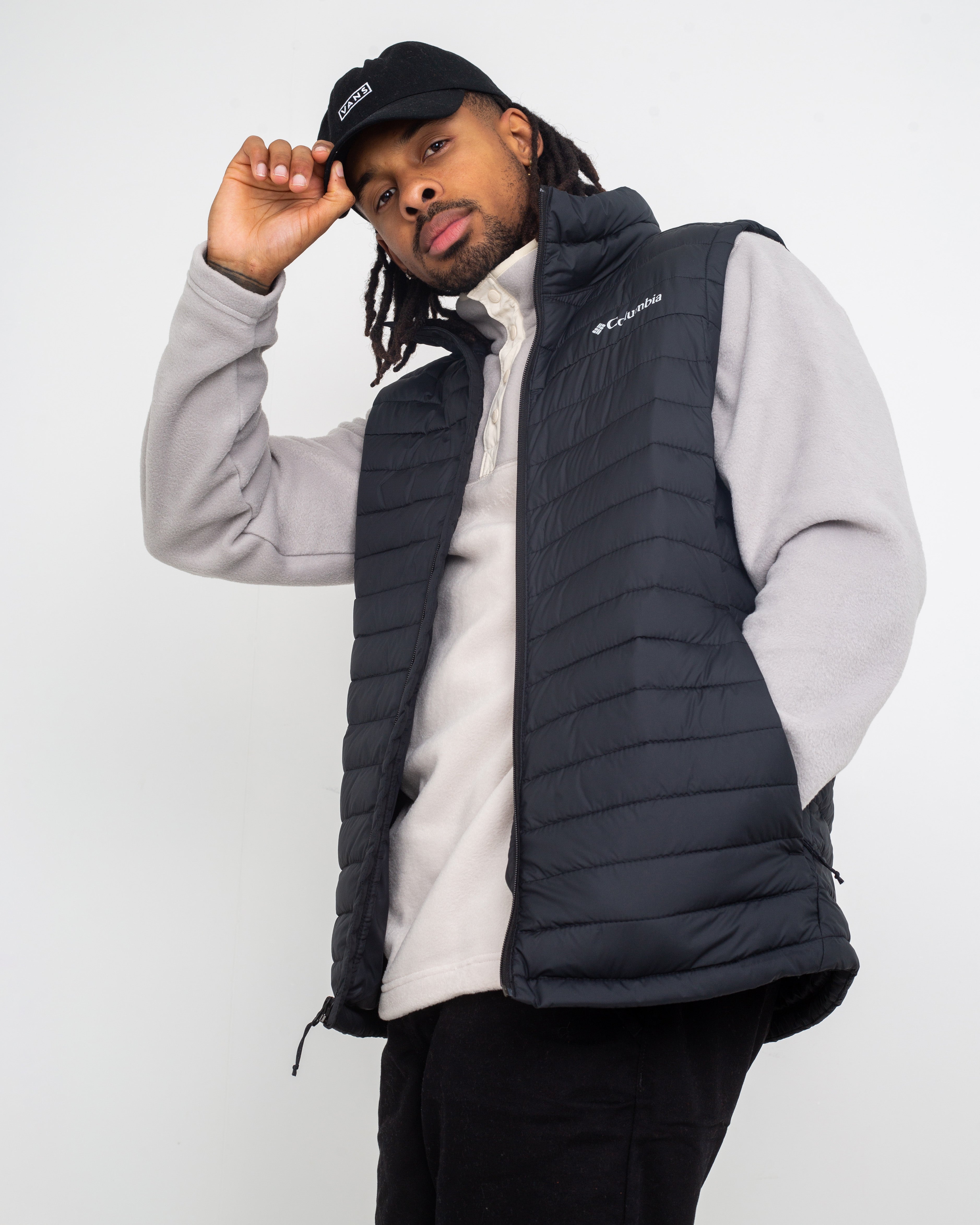 Silver Falls Gilet In Black