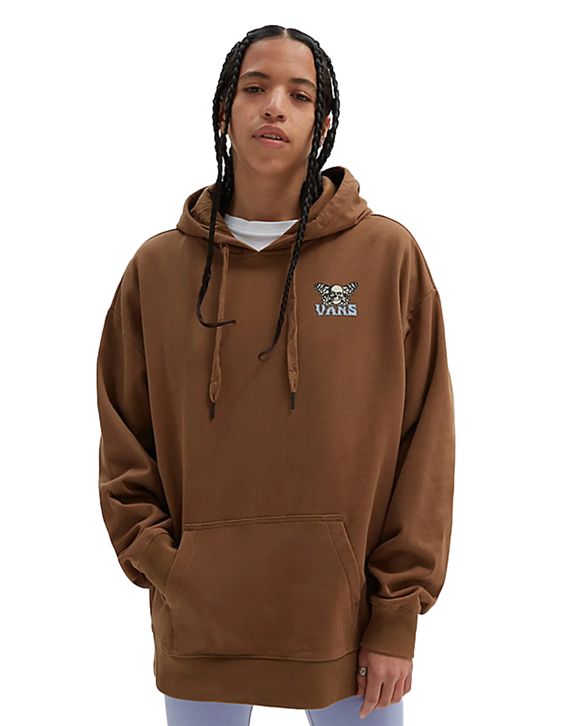 Skullyfly Hoodie In Sepia