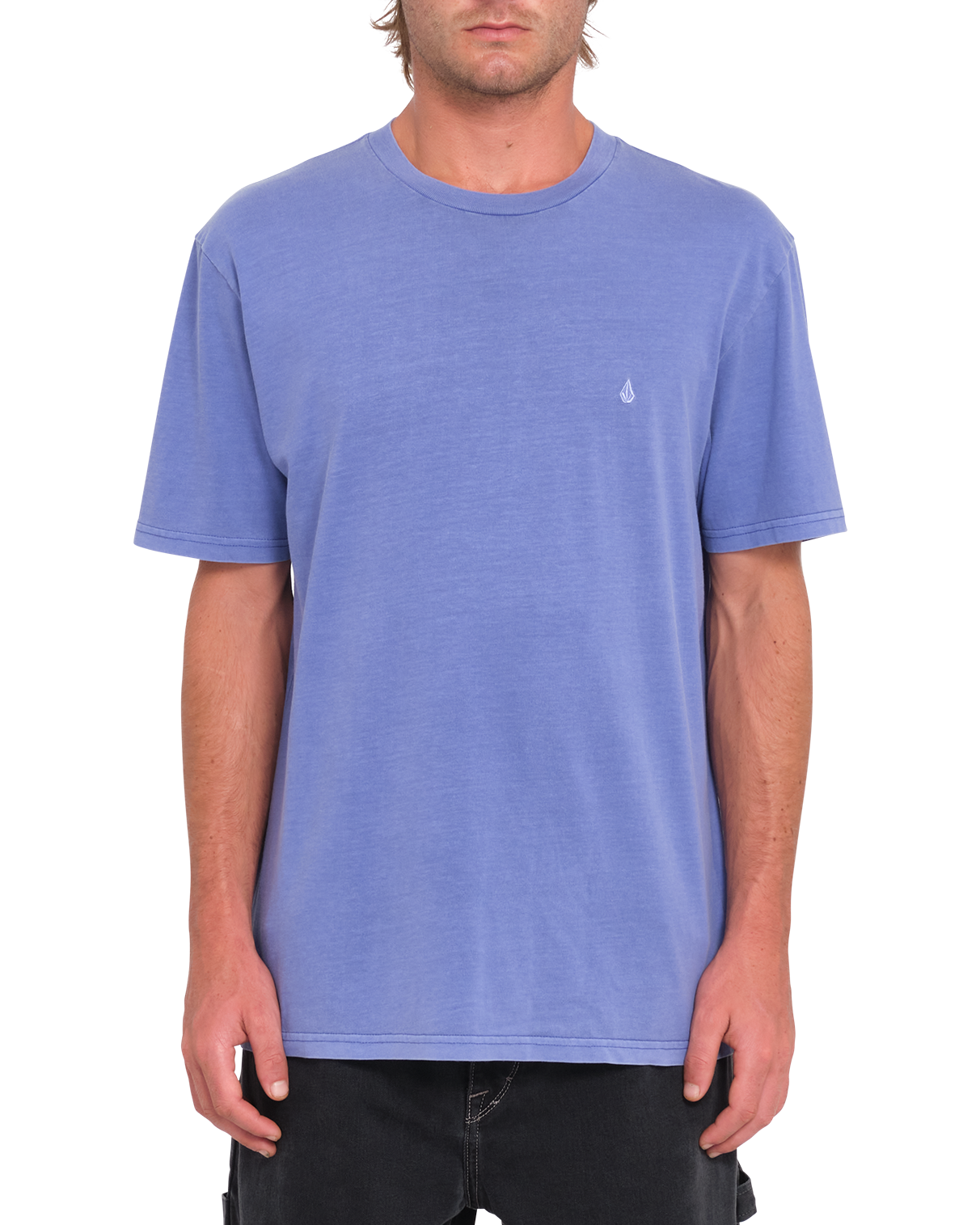 Solid Stone T-shirt In Ballpoint Blue