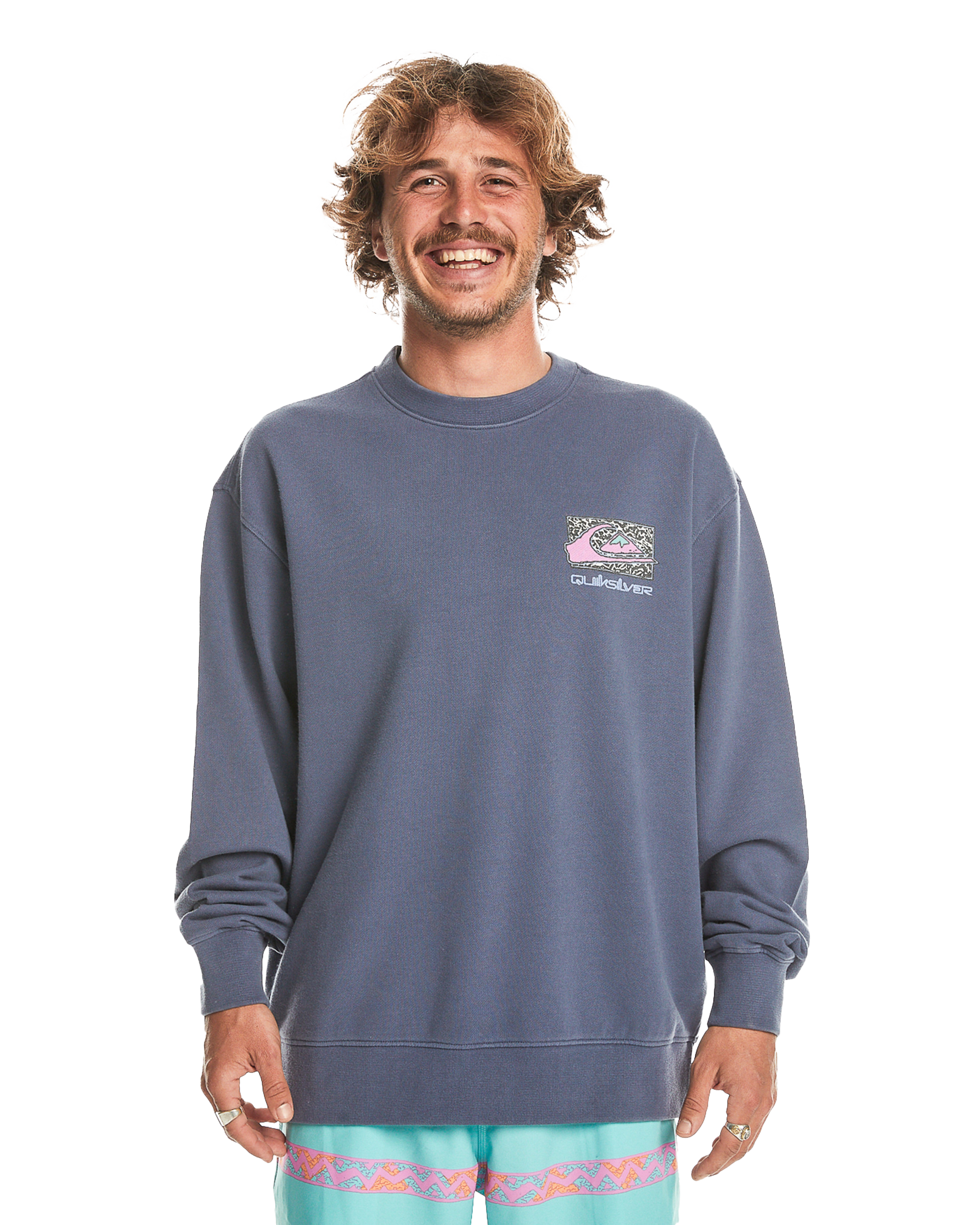 Spin Cycle Sweatshirt In Crown Blue