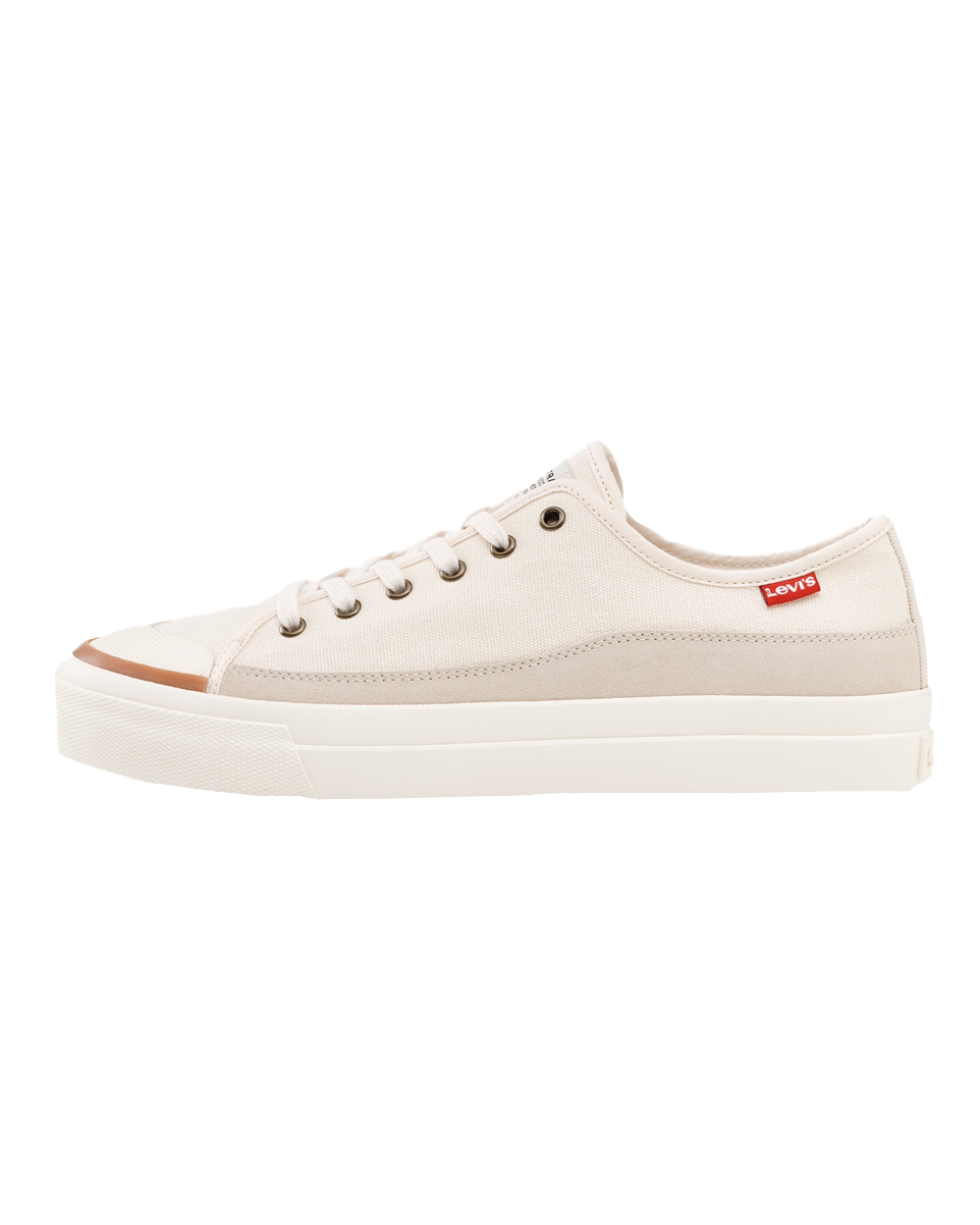 Square Low Shoes In Ecru