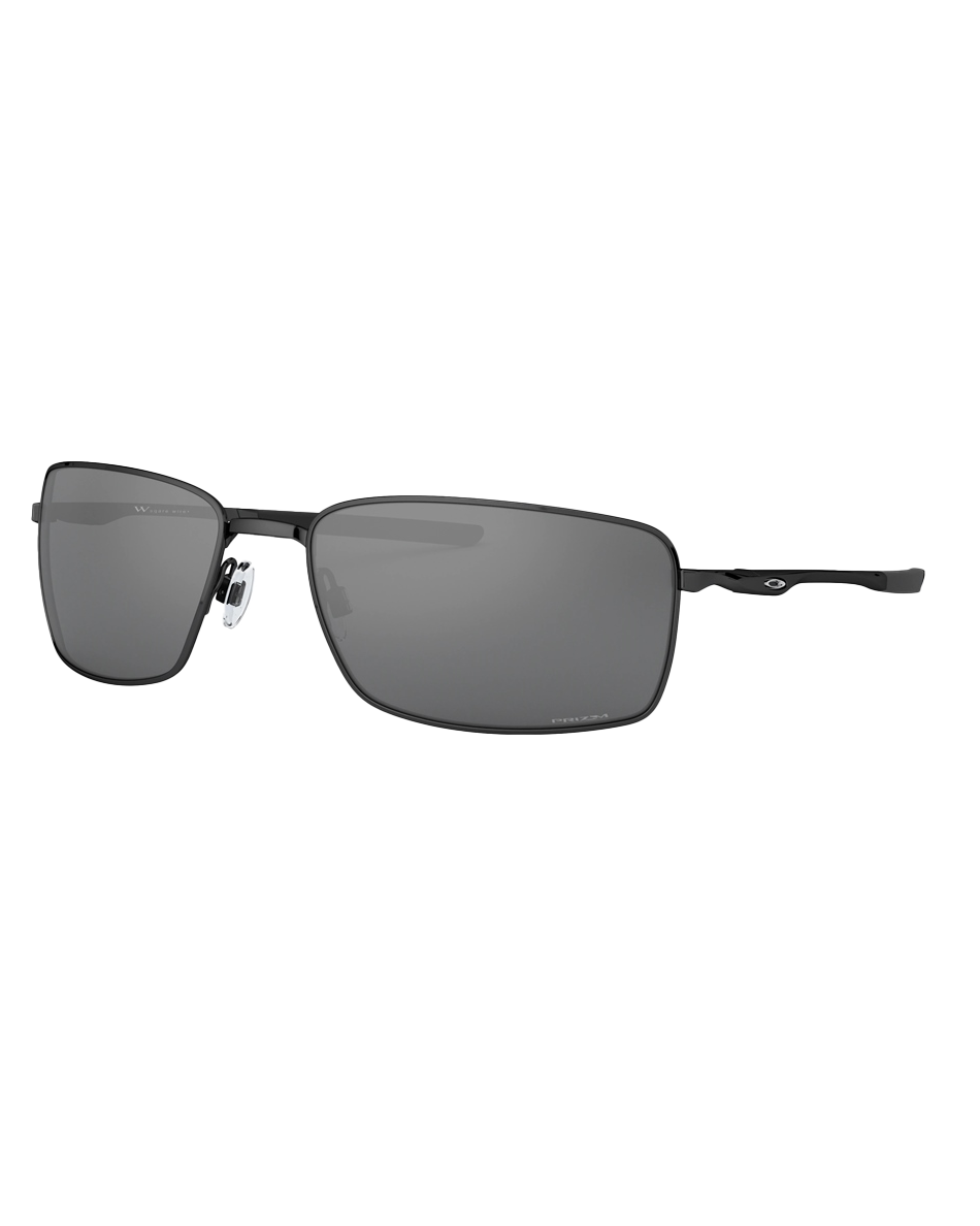 Square Wire Prizm Sunglasses In Polished Black
