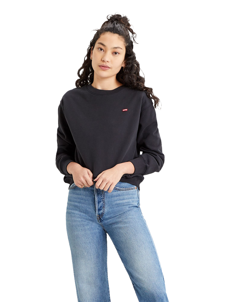 Standard Crewneck Sweatshirt In Caviar