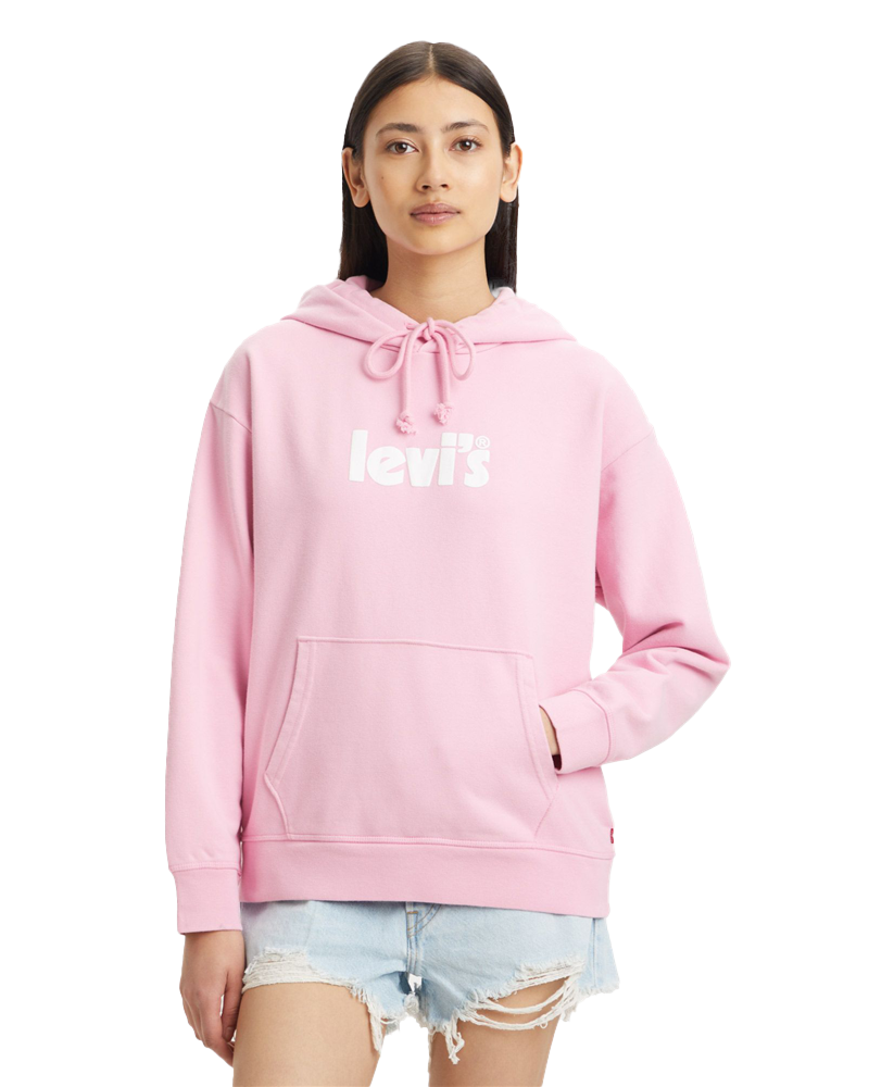 Standard Graphic Hoodie In Prism Pink