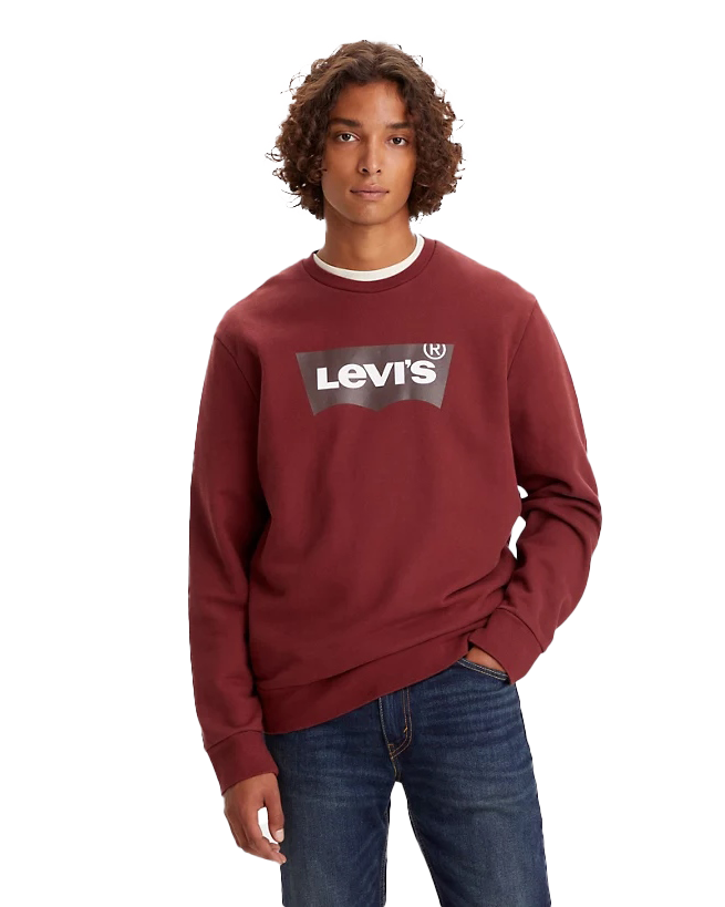 Standard Graphic Sweatshirt In Crew Port