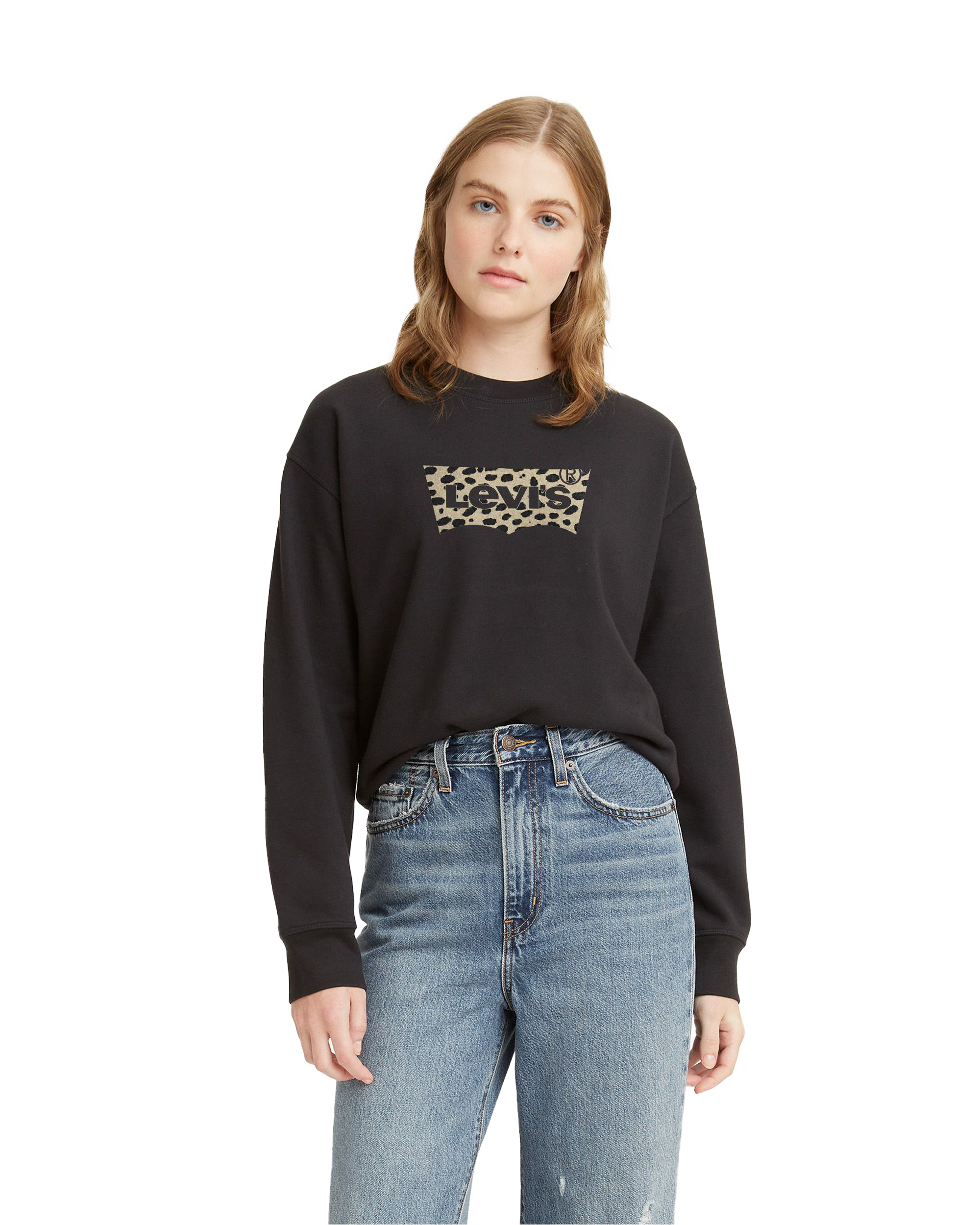 Standard Sweatshirt In Leopard Caviar