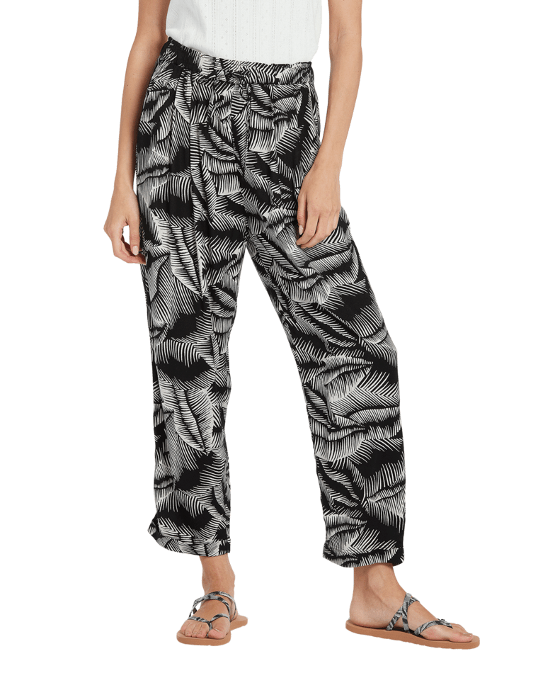 Stay Palm Trousers In BlackandWhite