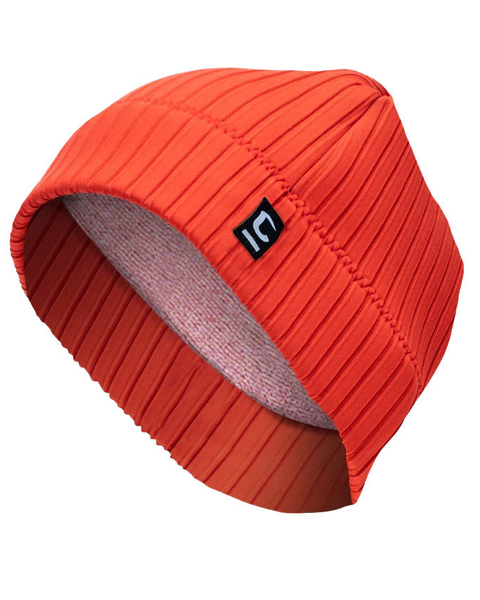 Storm Chaser Beanie In Warm Red