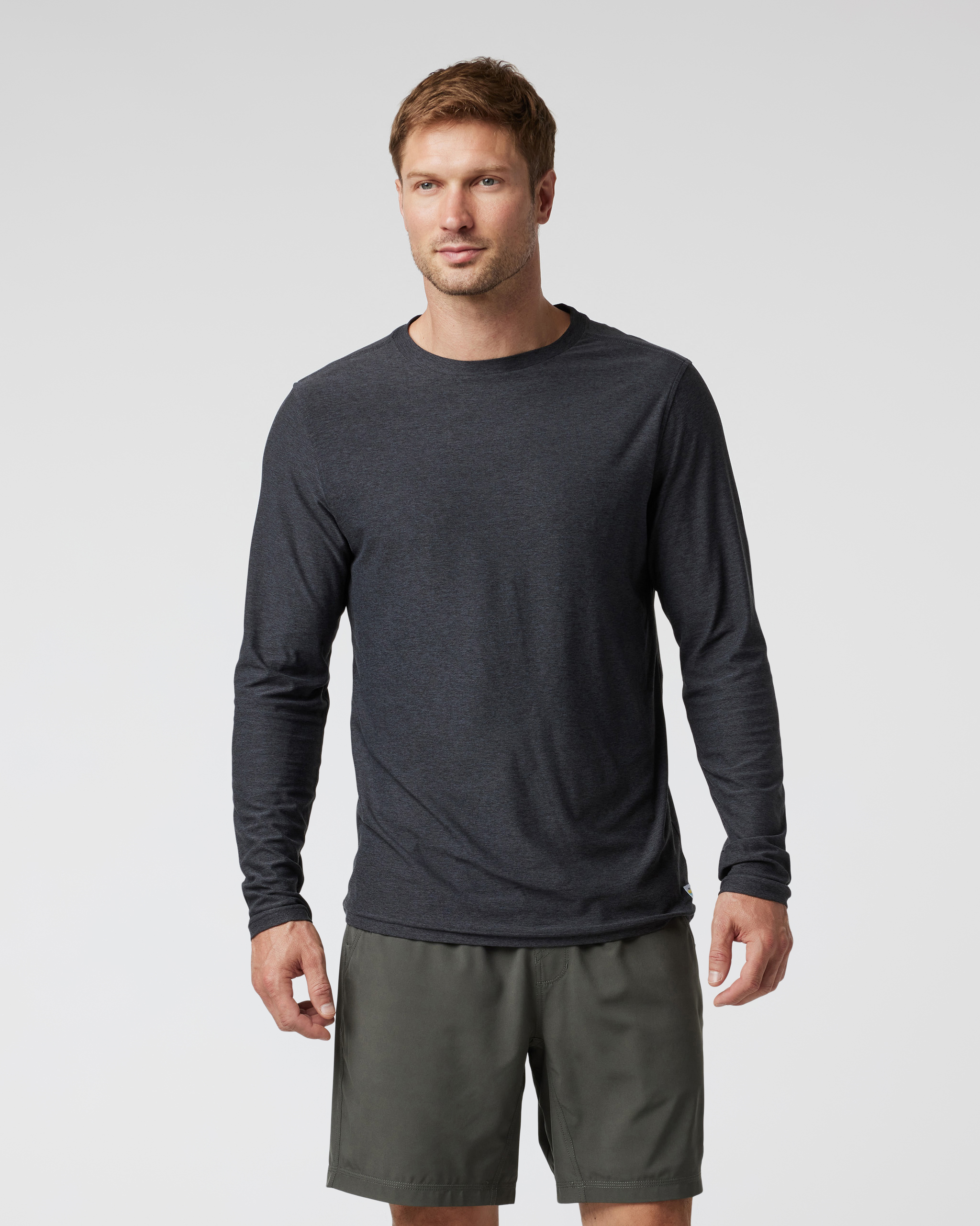 Strato Tech T-shirt In Charcoal Heather