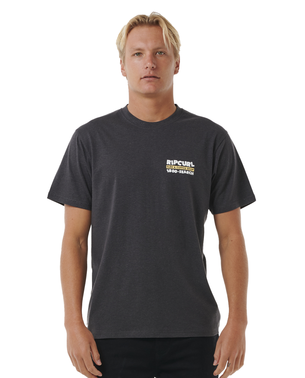 Surfer Dude T-shirt In Washed Black