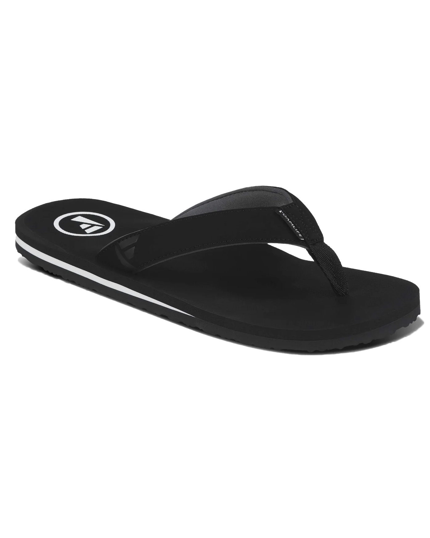 Tarlan Mens Flip Flops In Black