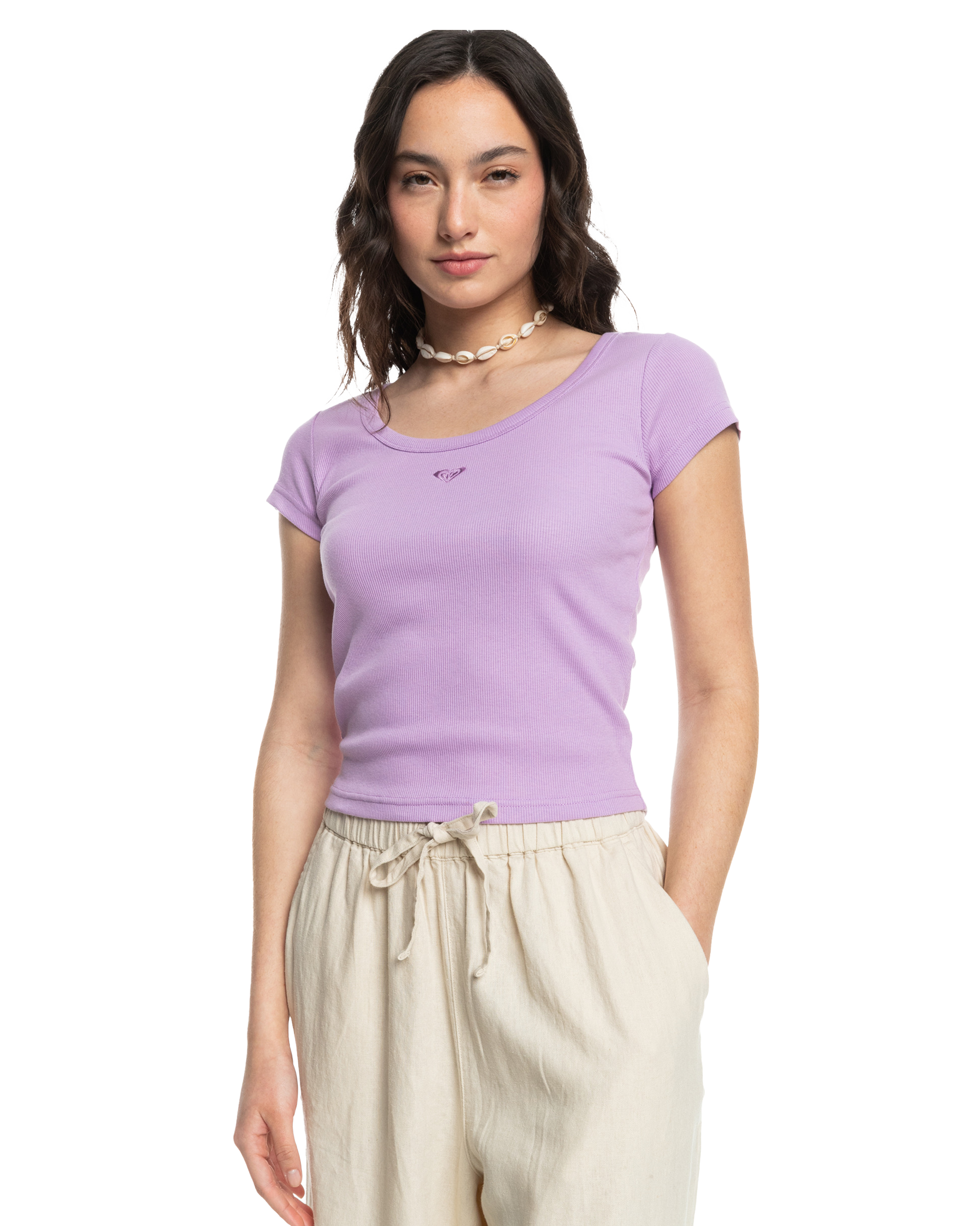 Time For T-shirt T-shirt In Crocus Petal