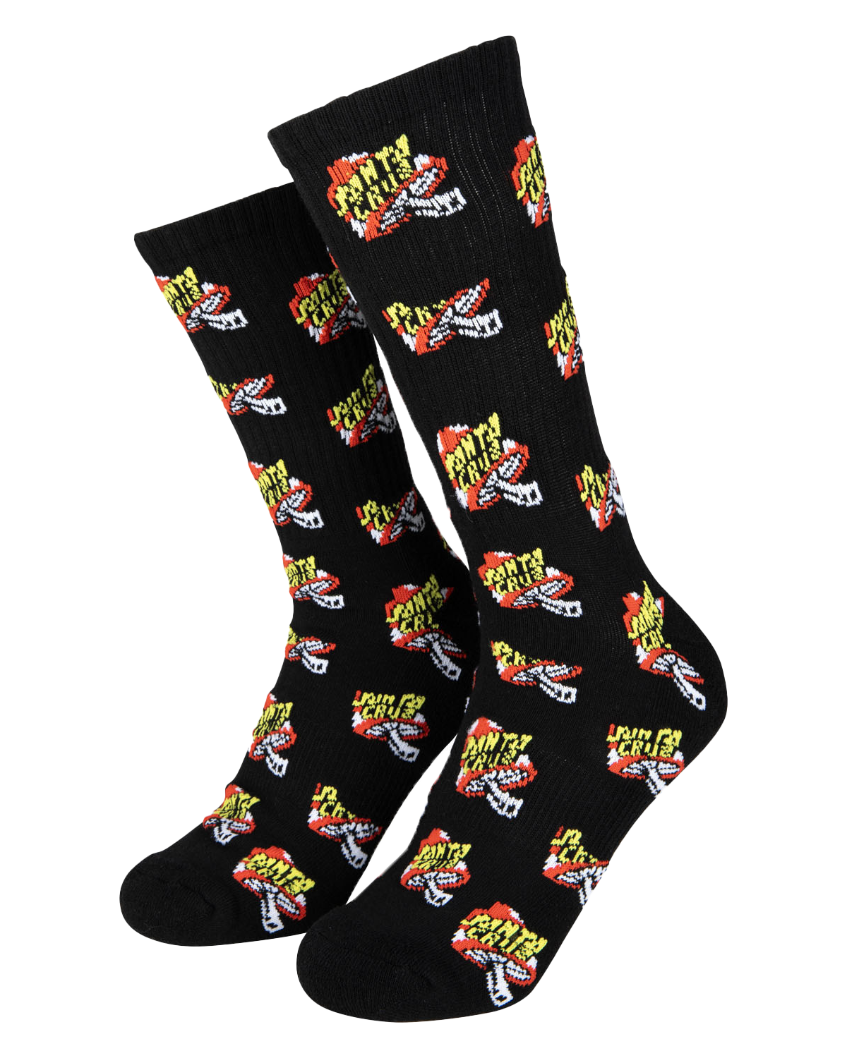 Toadstool Dot Socks In Black