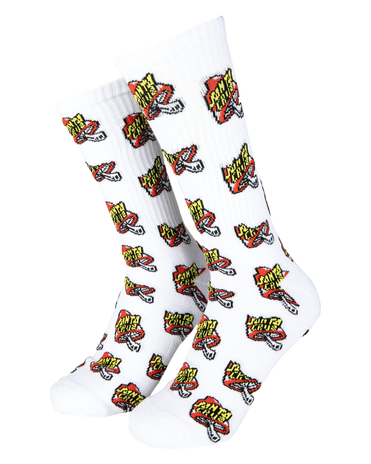 Toadstool Dot Socks In White