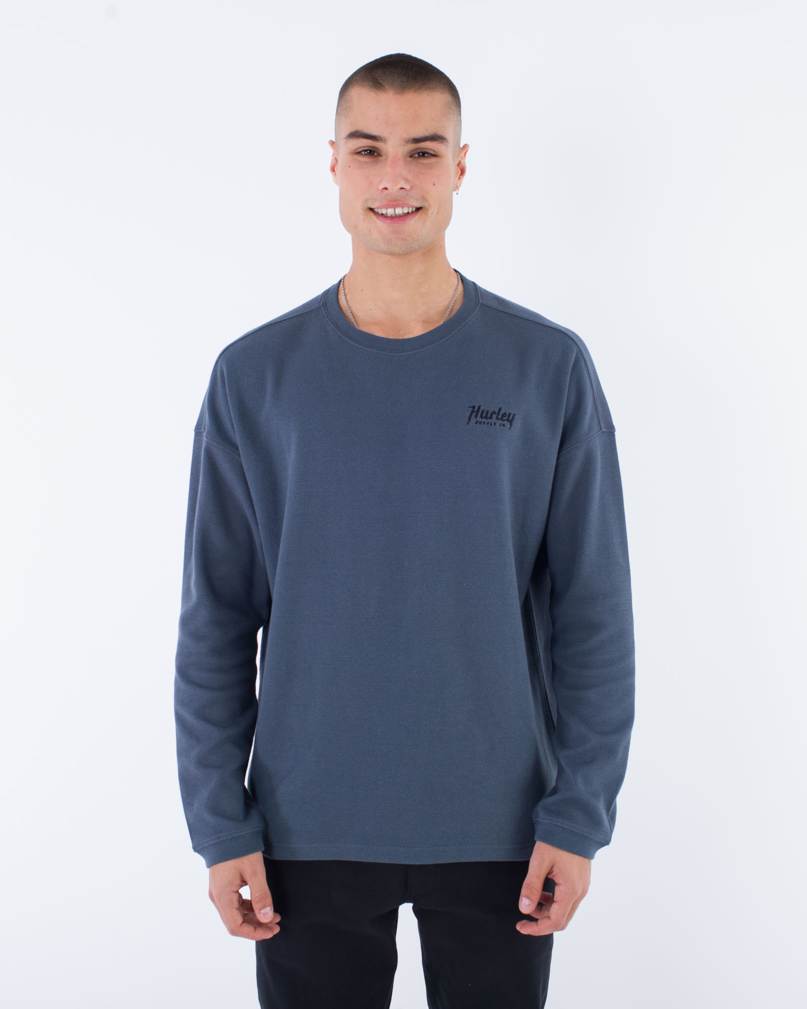 Tradesman Thermal Crew Sweatshirt In Iron Ore