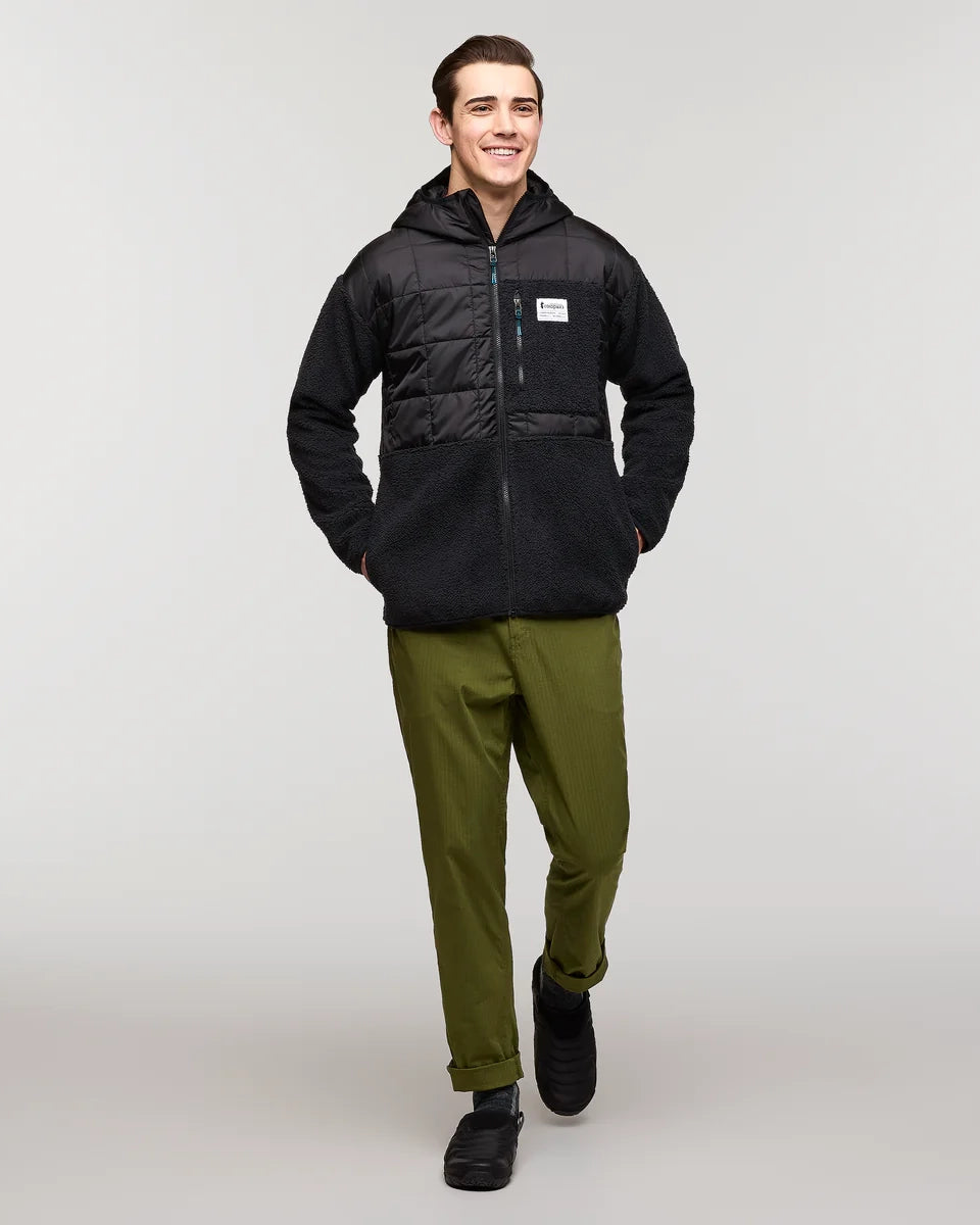 Trico Hybrid Hooded Jacket In Cotopaxi Black