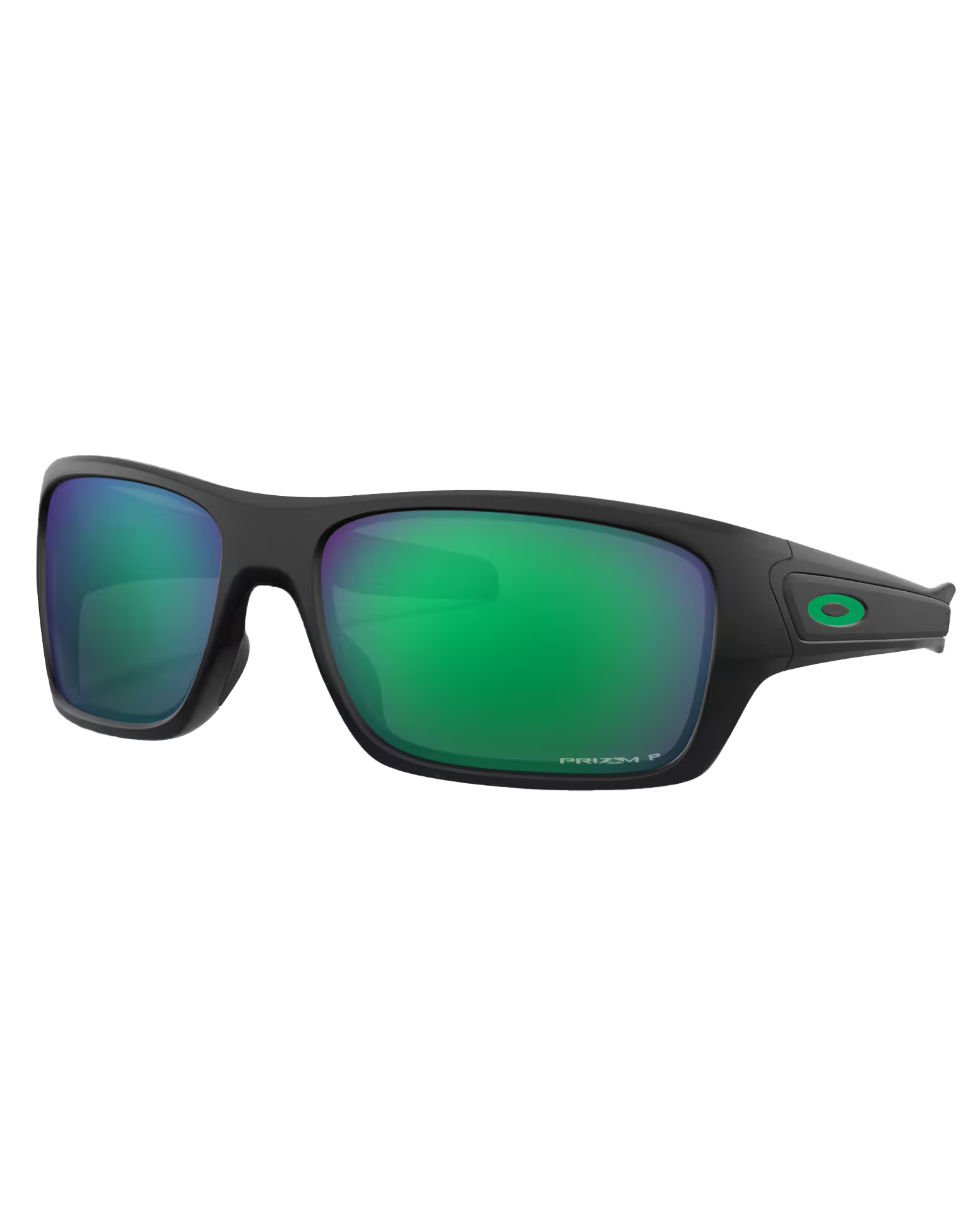 Turbine Prizm Polarised Sunglasses In Matte BlackandPrizm Jade