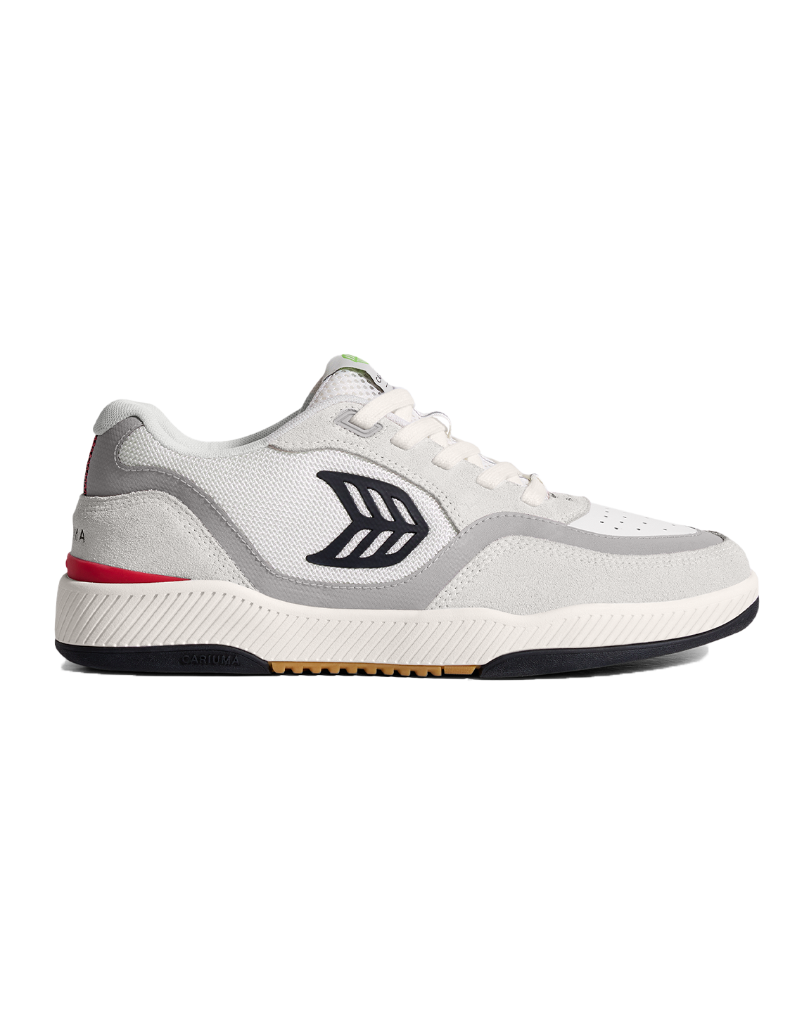 Uba Pro Shoes In Smoke White  RedandBlack