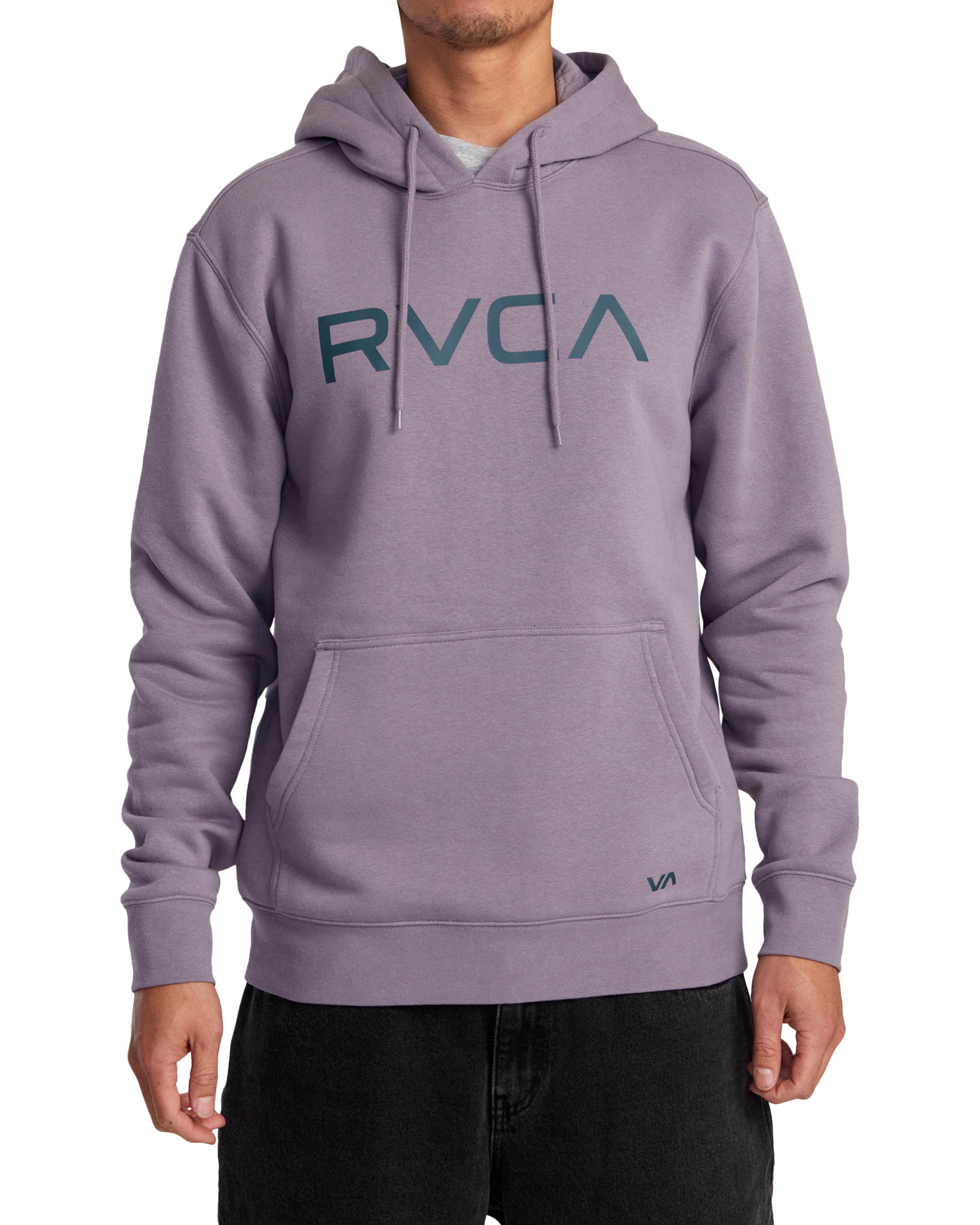 Big Rvca Hoodie In Gray Ridge
