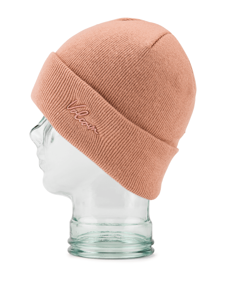 V Co Fave Beanie In Earth Pink
