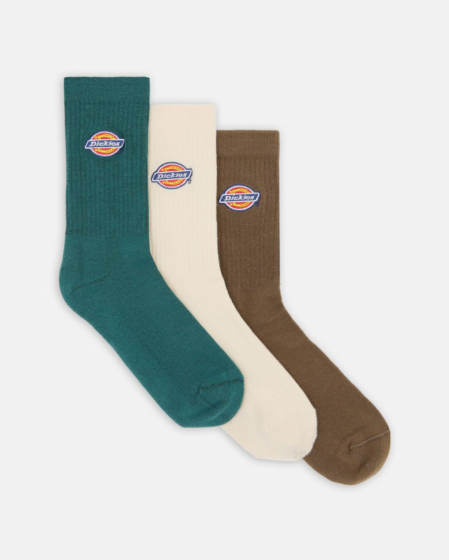 Valley Grove Socks (3 Pack) In Mushroom