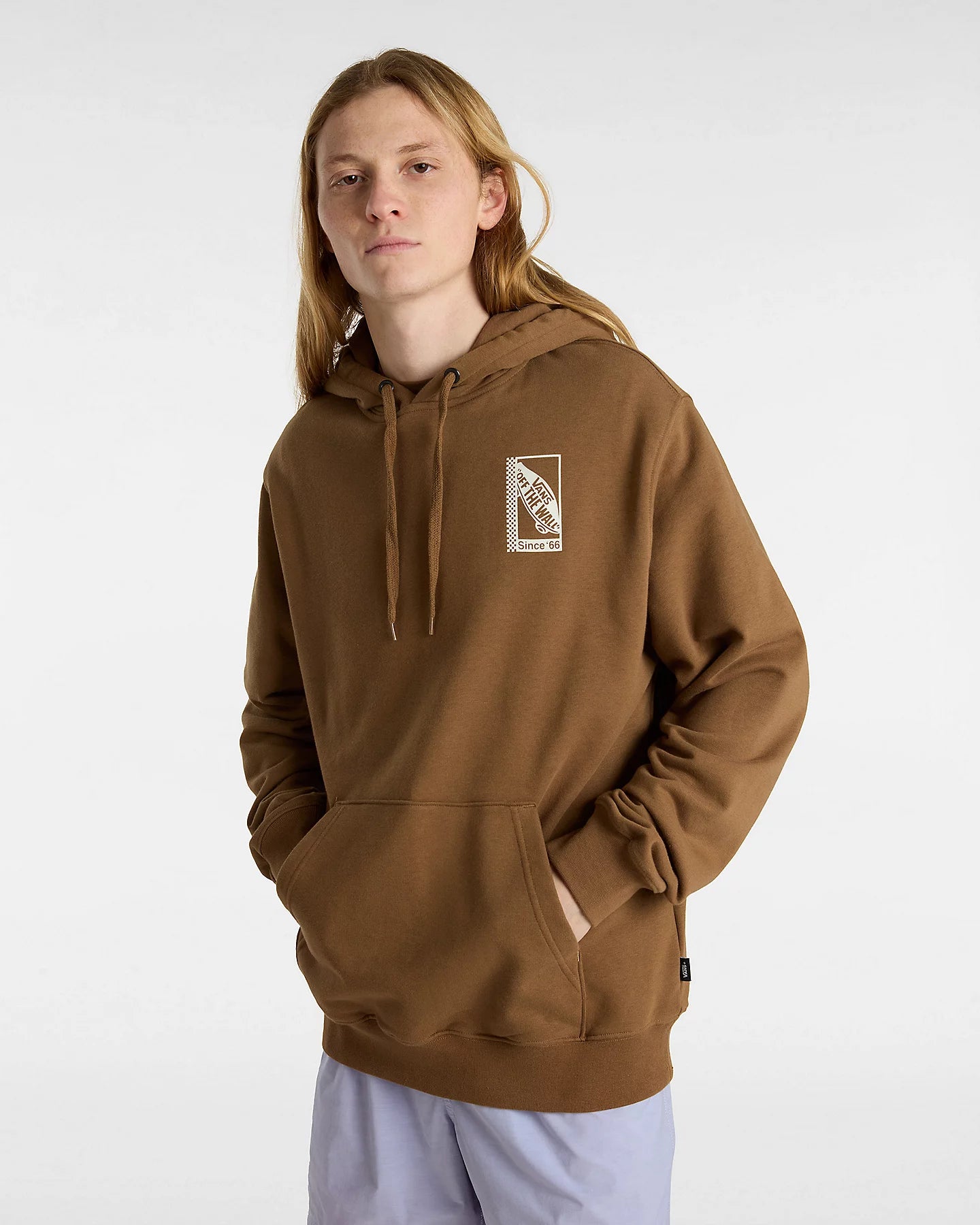 Vd Box Hoodie In Coffee Liqueur