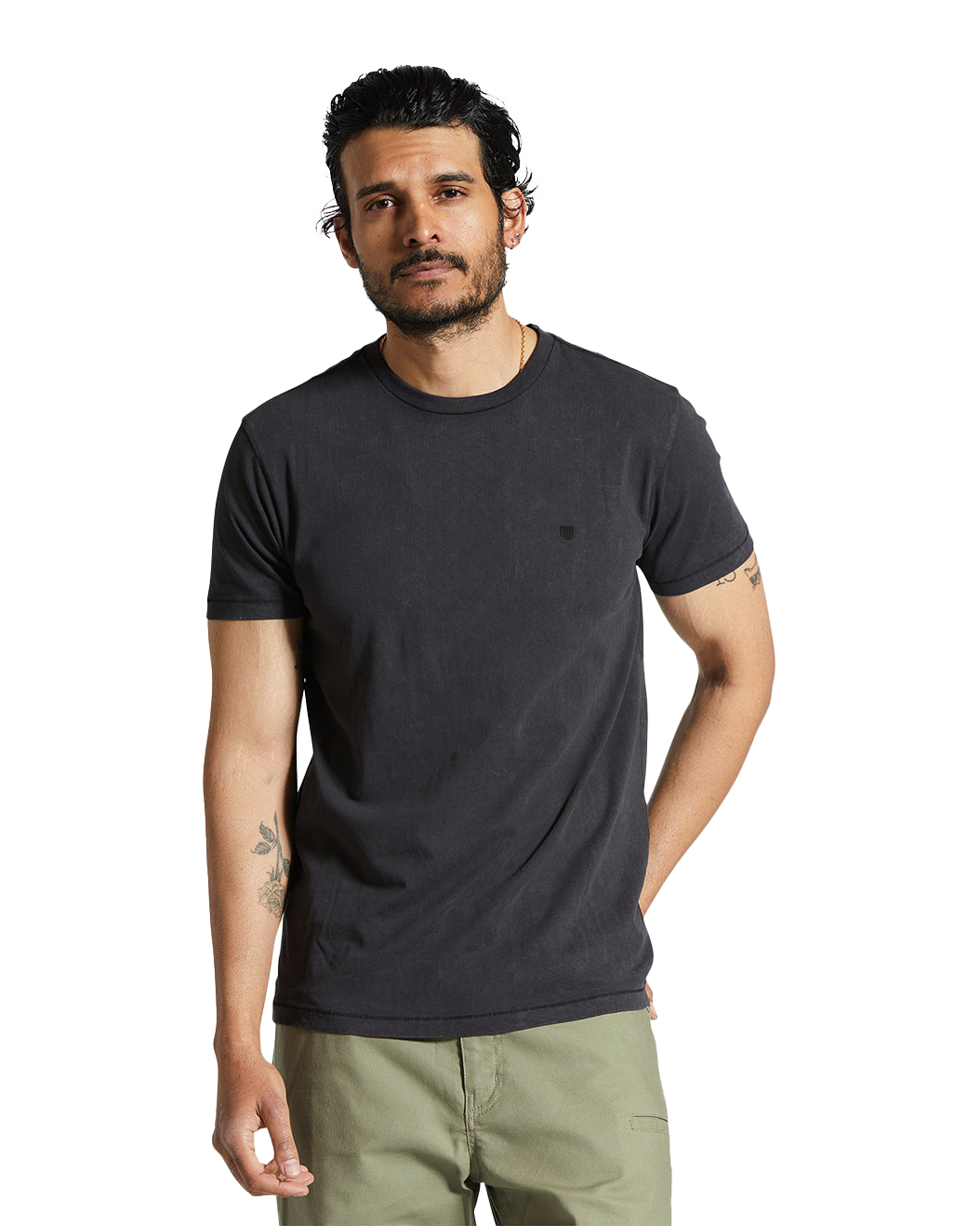 Vintage Reserve T-shirt In Black Sol Wash