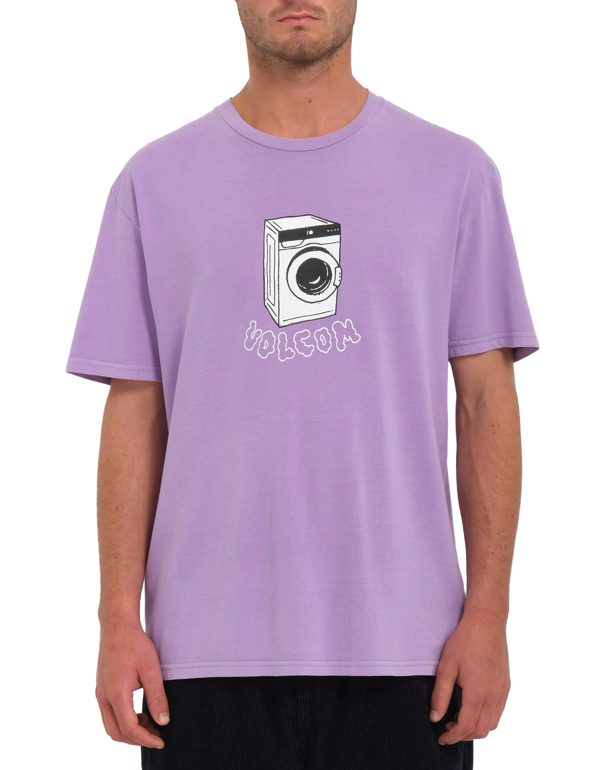 Volwasher T-shirt In Paisley Purple